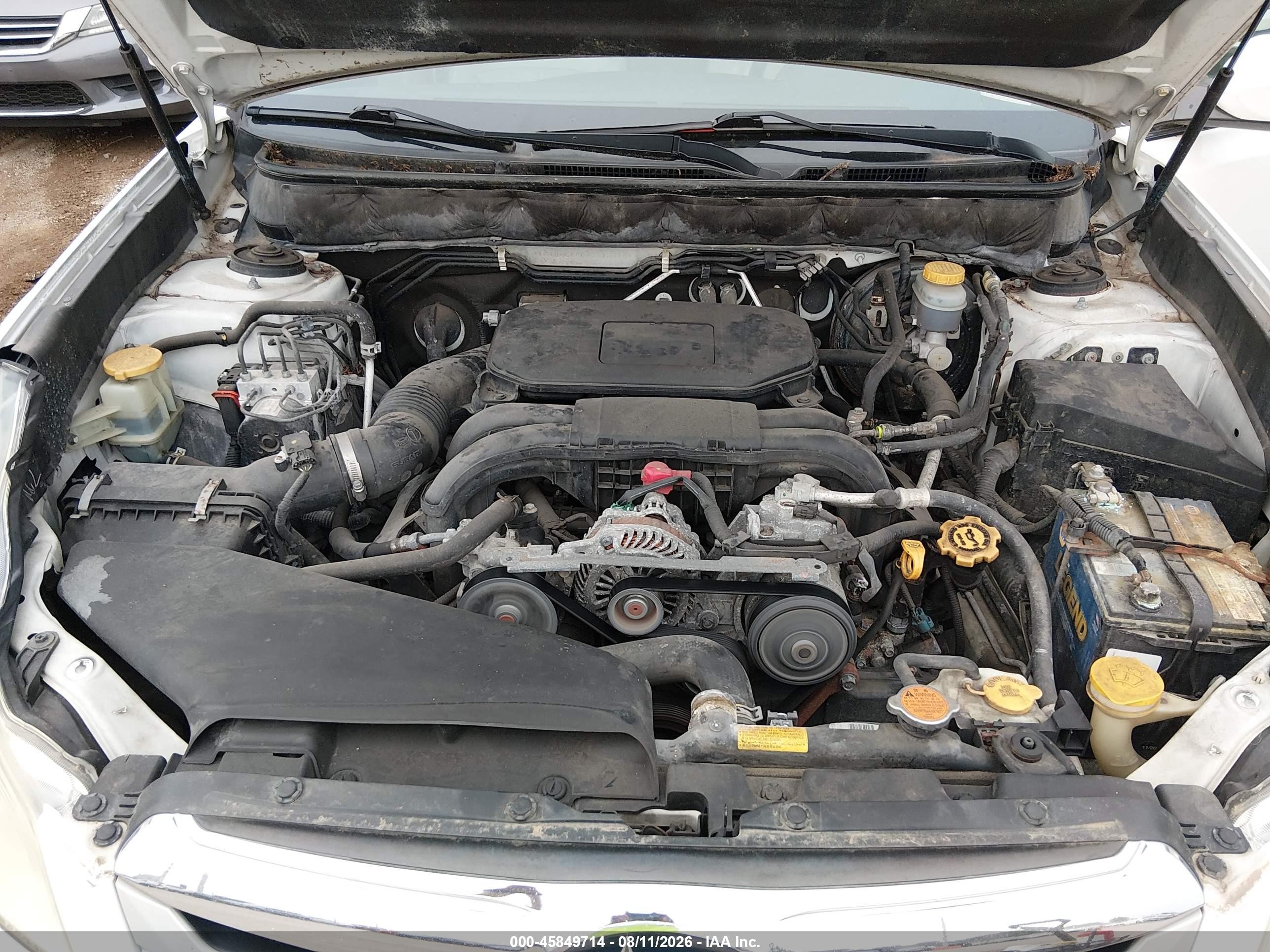 2010 Subaru Outback 2.5i Limited Белый vin: 4S4BRCKC6A3313346