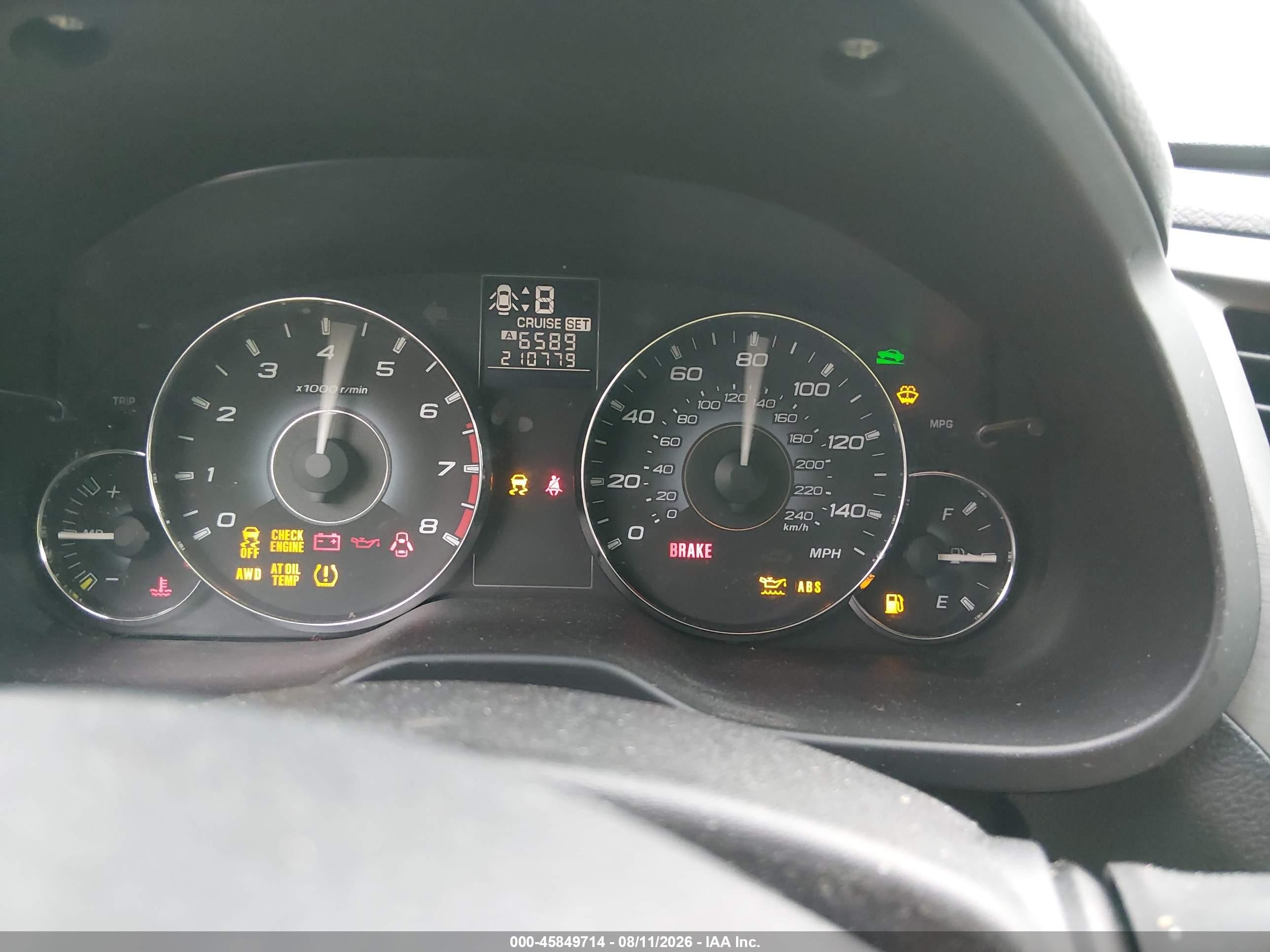 2010 Subaru Outback 2.5i Limited Белый vin: 4S4BRCKC6A3313346