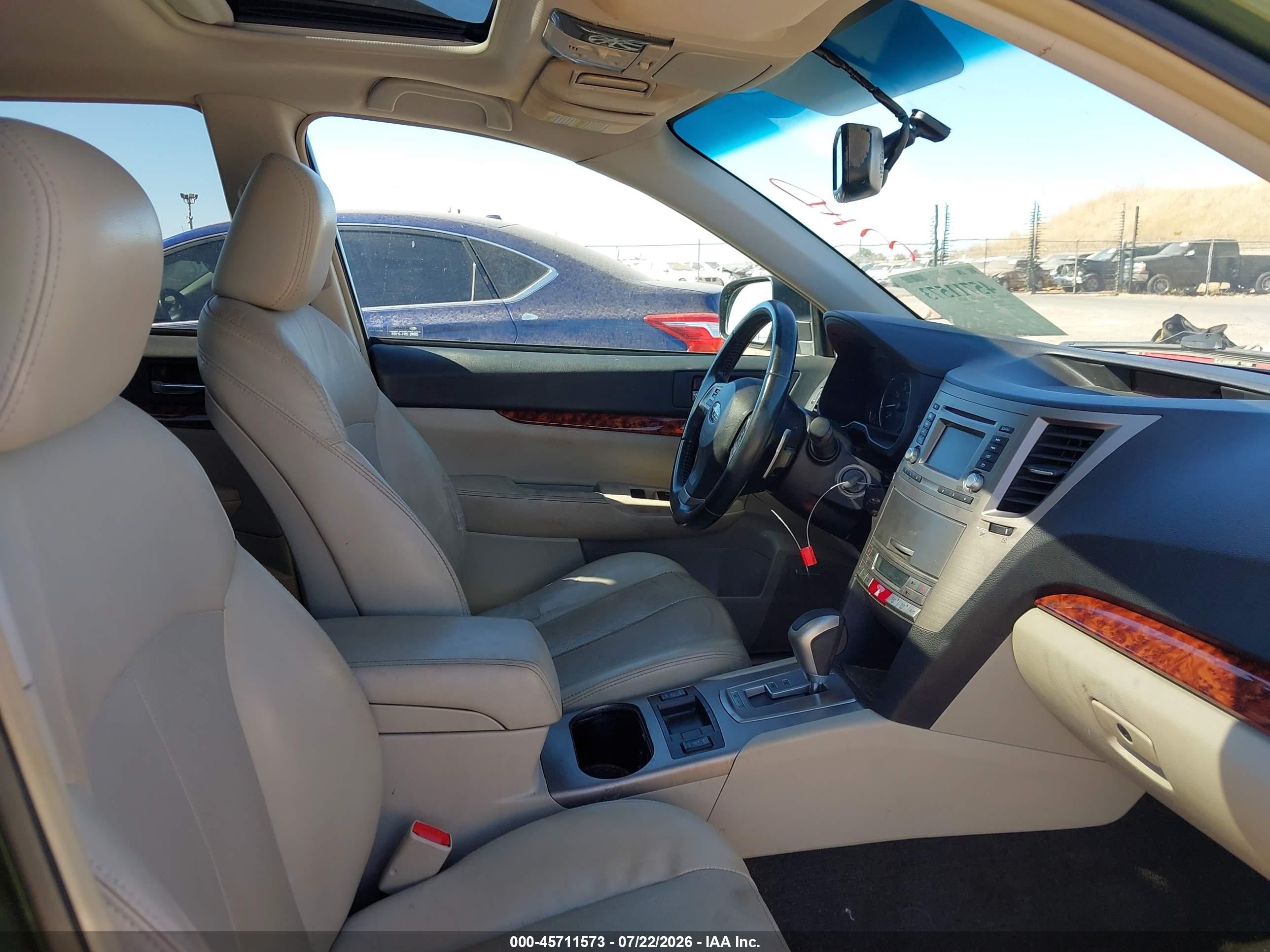 2012 Subaru Outback 2.5i Limited Green vin: 4S4BRCKC6C3259405