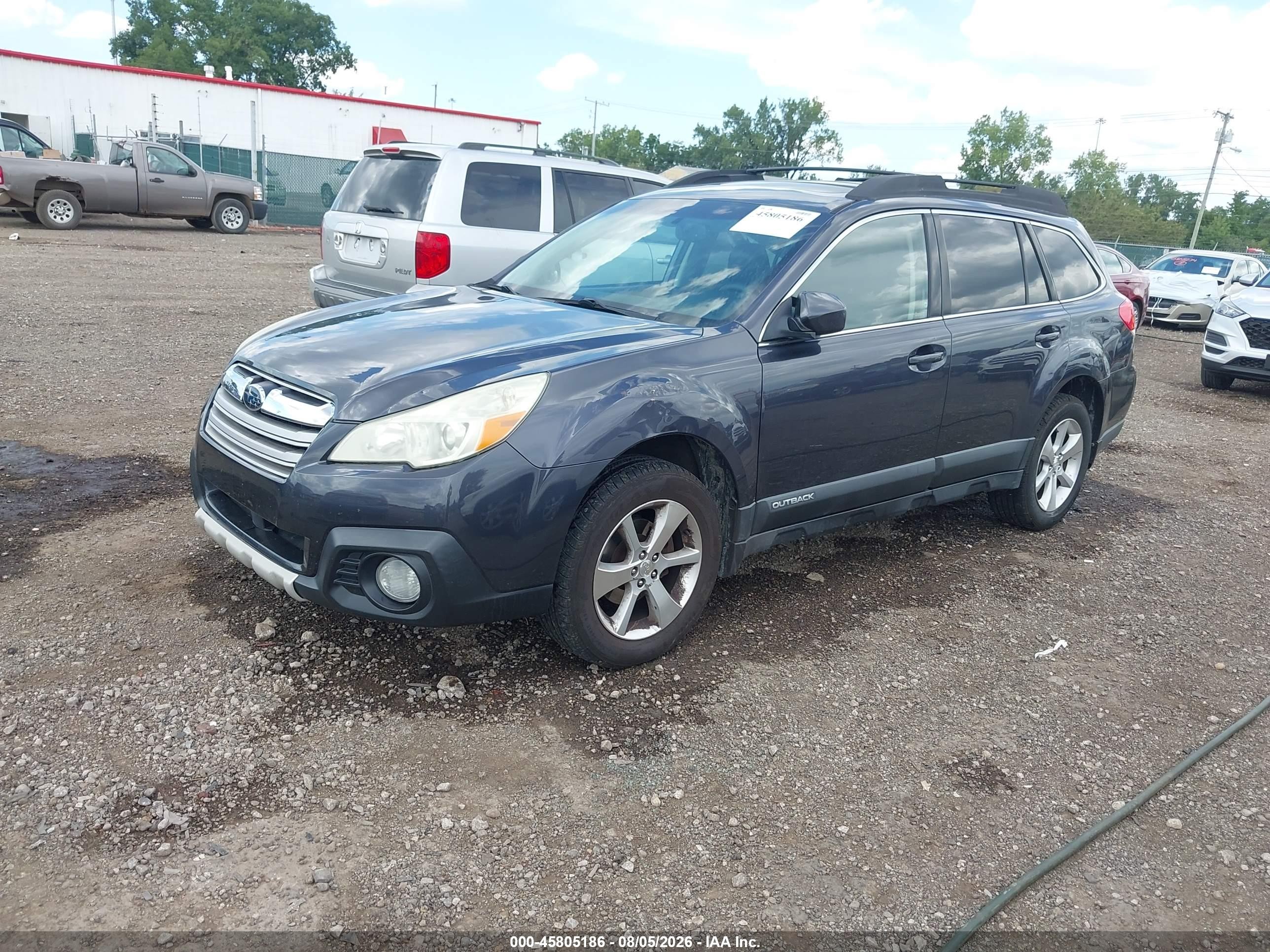 2013 Subaru Outback 2.5i Limited Gray vin: 4S4BRCKC6D3266047
