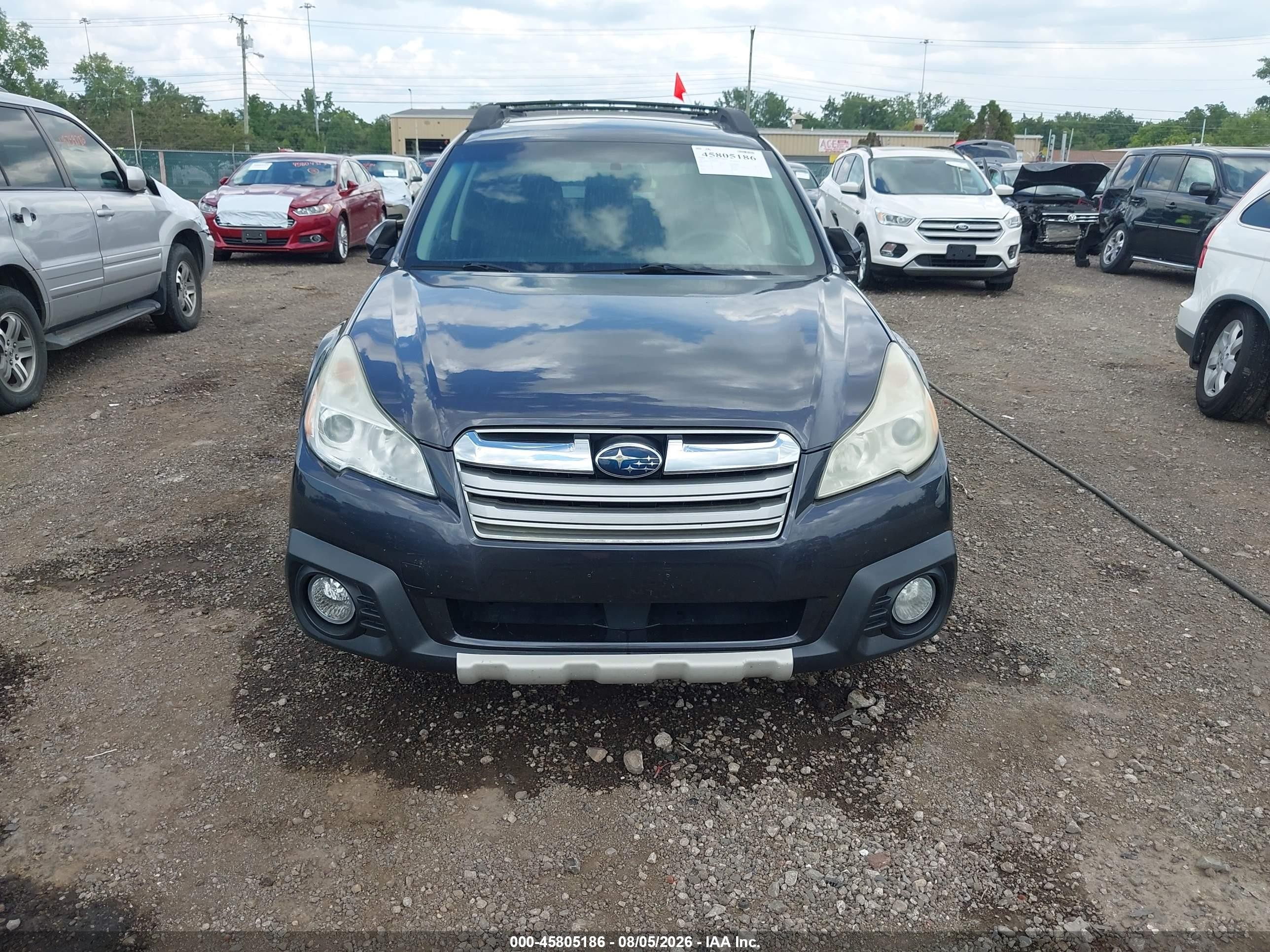 2013 Subaru Outback 2.5i Limited Gray vin: 4S4BRCKC6D3266047