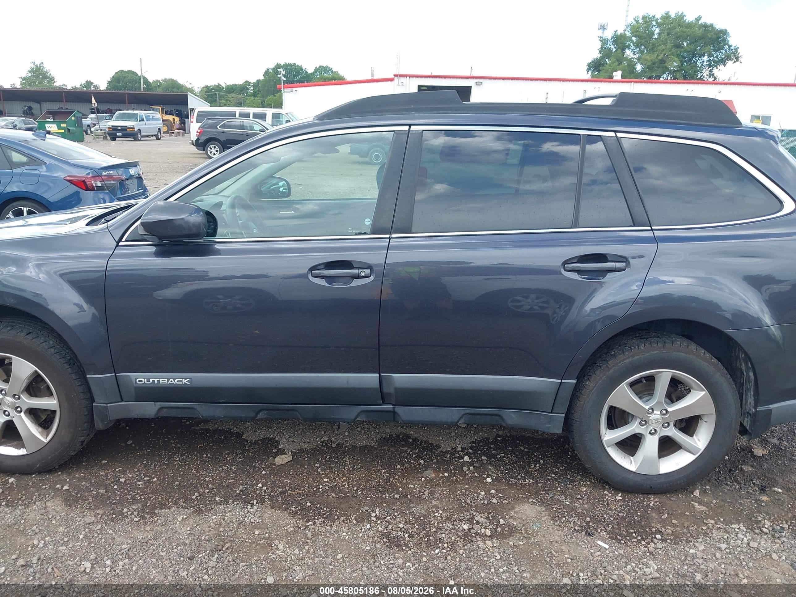 2013 Subaru Outback 2.5i Limited Gray vin: 4S4BRCKC6D3266047