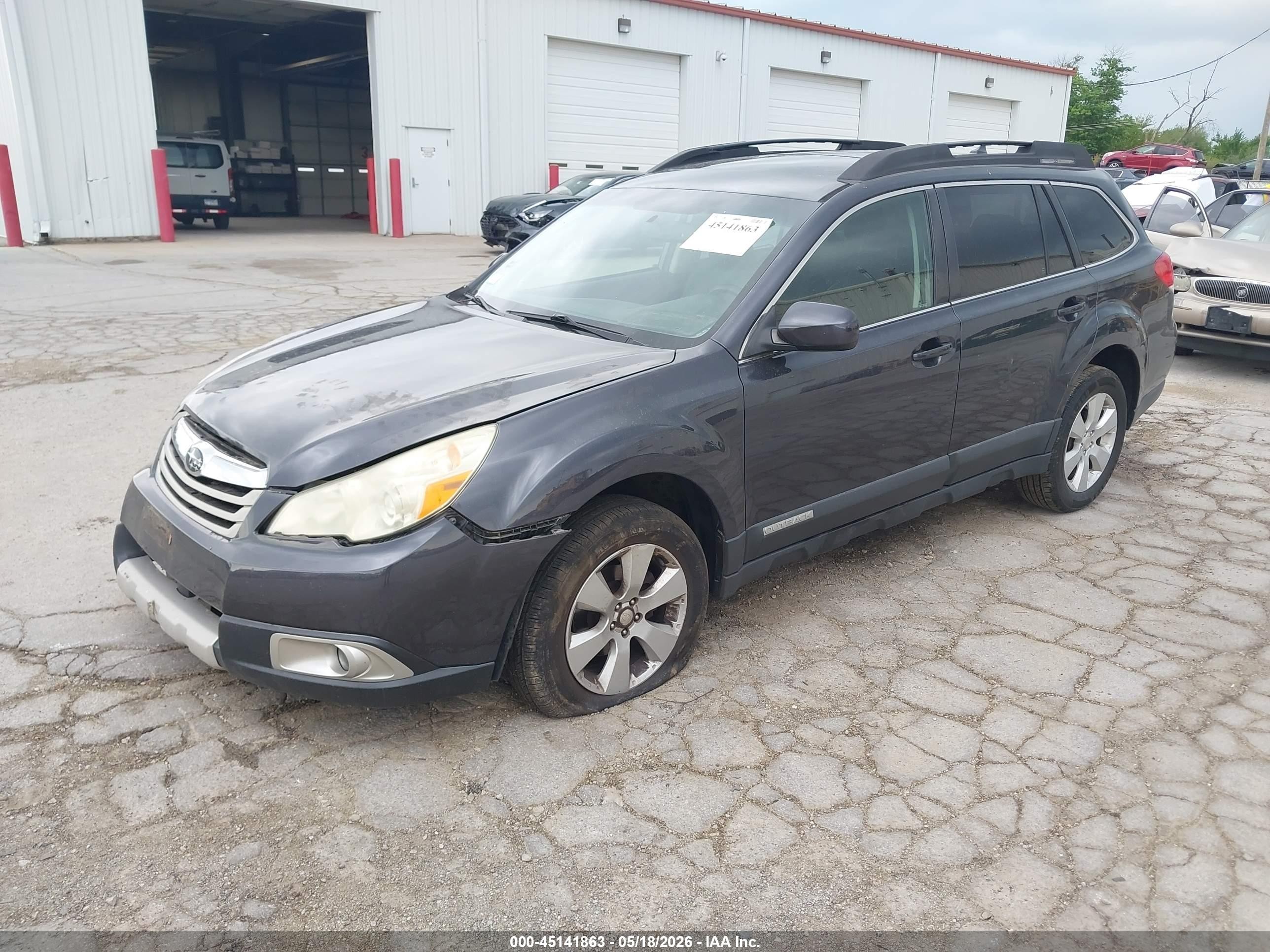 2011 Subaru Outback 2.5i Limited Gray vin: 4S4BRCKC7B3352206