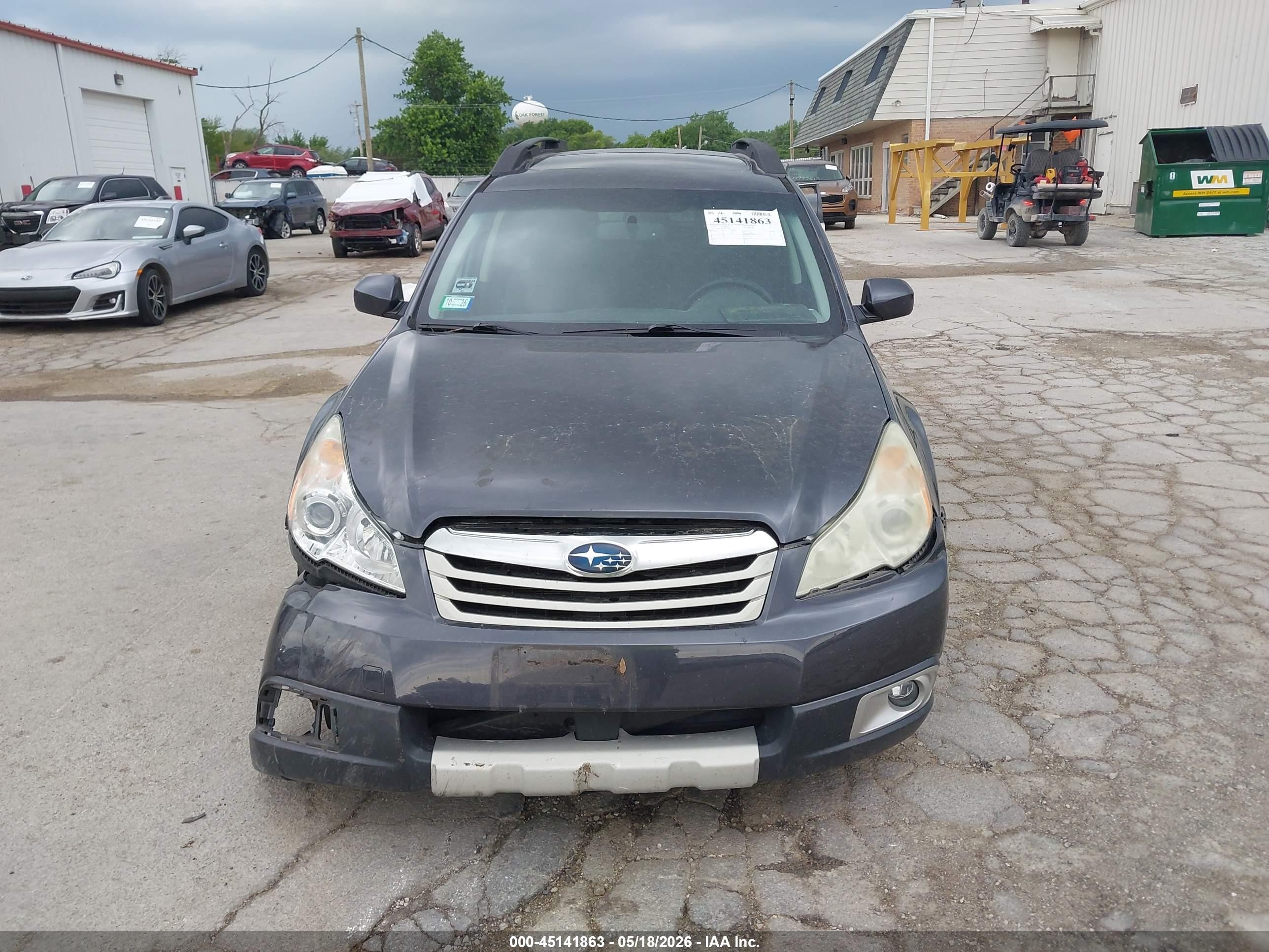 2011 Subaru Outback 2.5i Limited Gray vin: 4S4BRCKC7B3352206