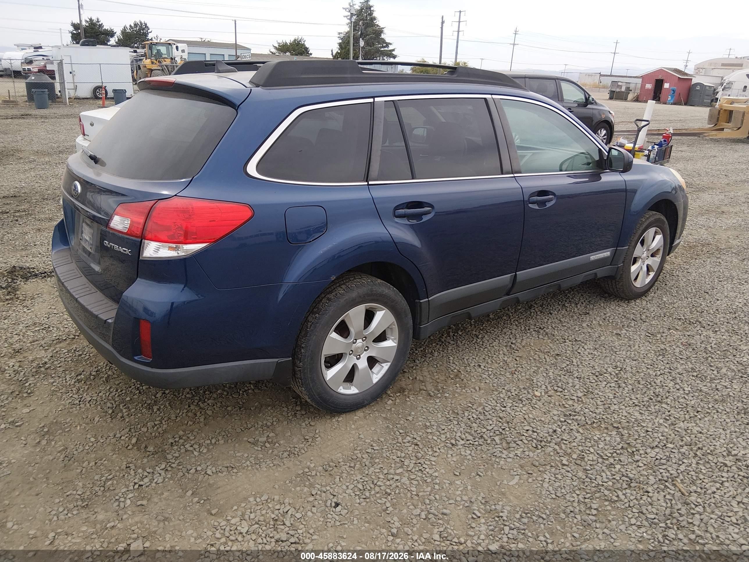 2011 Subaru Outback 2.5i Limited Blue vin: 4S4BRCKC7B3383536