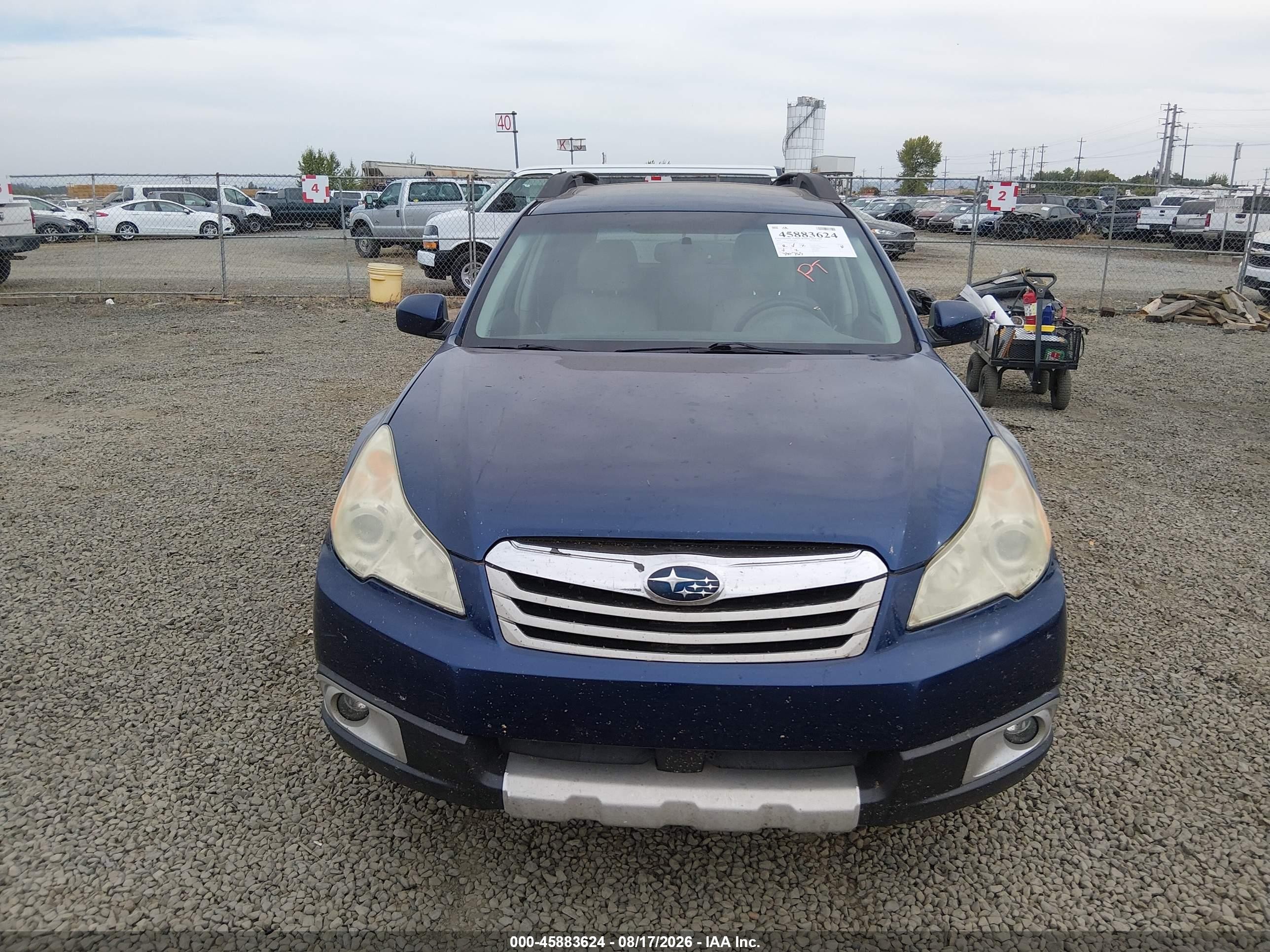 2011 Subaru Outback 2.5i Limited Blue vin: 4S4BRCKC7B3383536