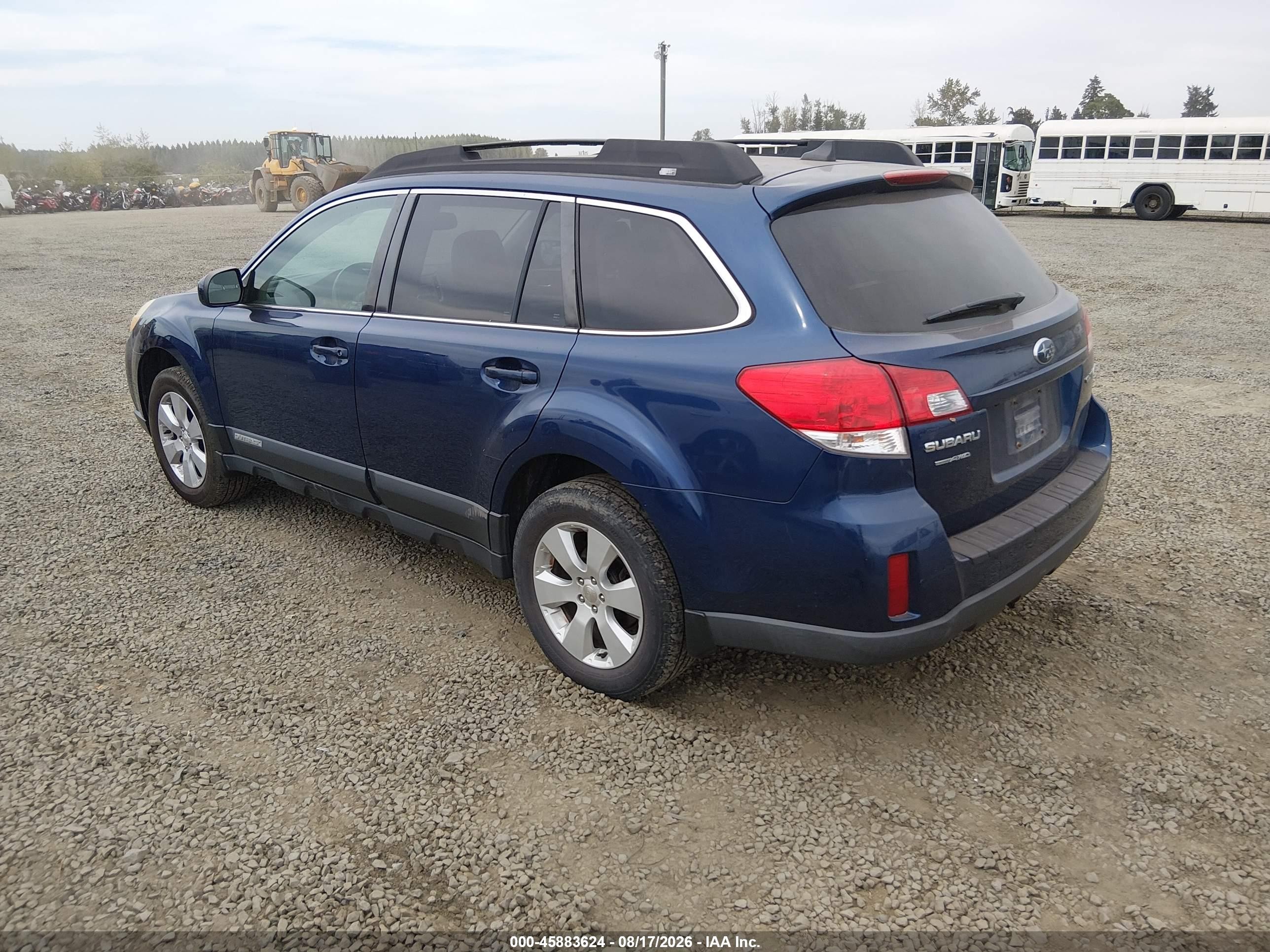2011 Subaru Outback 2.5i Limited Blue vin: 4S4BRCKC7B3383536