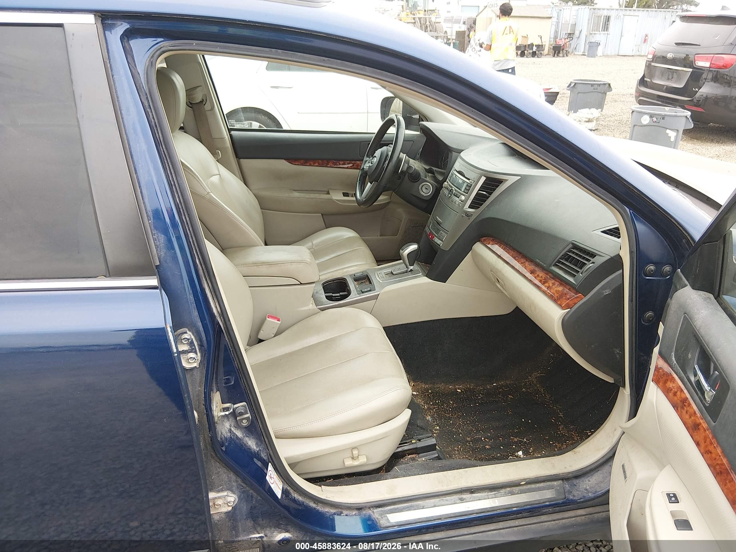2011 Subaru Outback 2.5i Limited Blue vin: 4S4BRCKC7B3383536