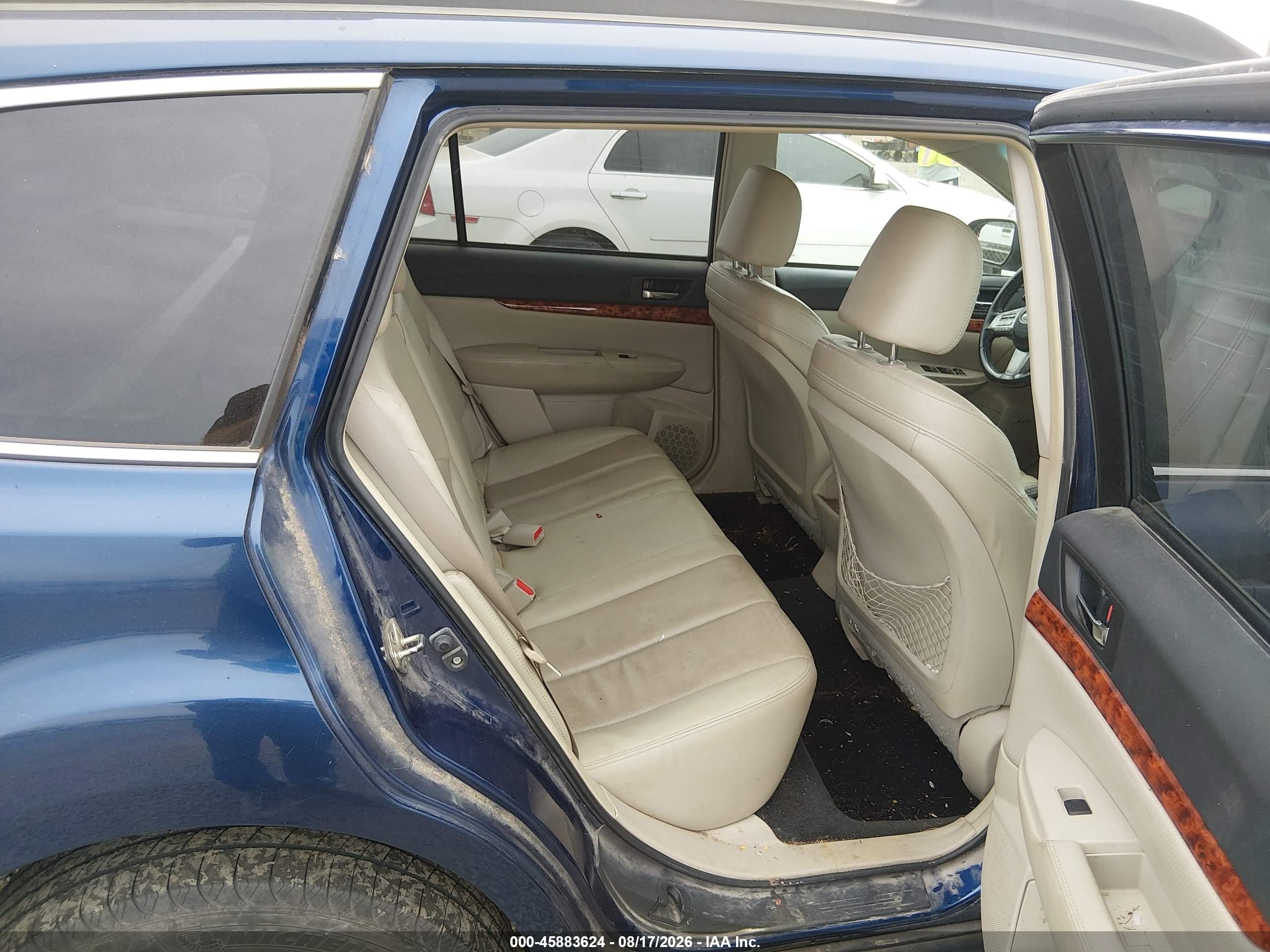 2011 Subaru Outback 2.5i Limited Blue vin: 4S4BRCKC7B3383536