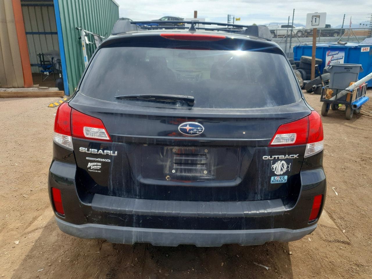 2011 Subaru Outback 2.5i Limited Black vin: 4S4BRCKC7B3413067