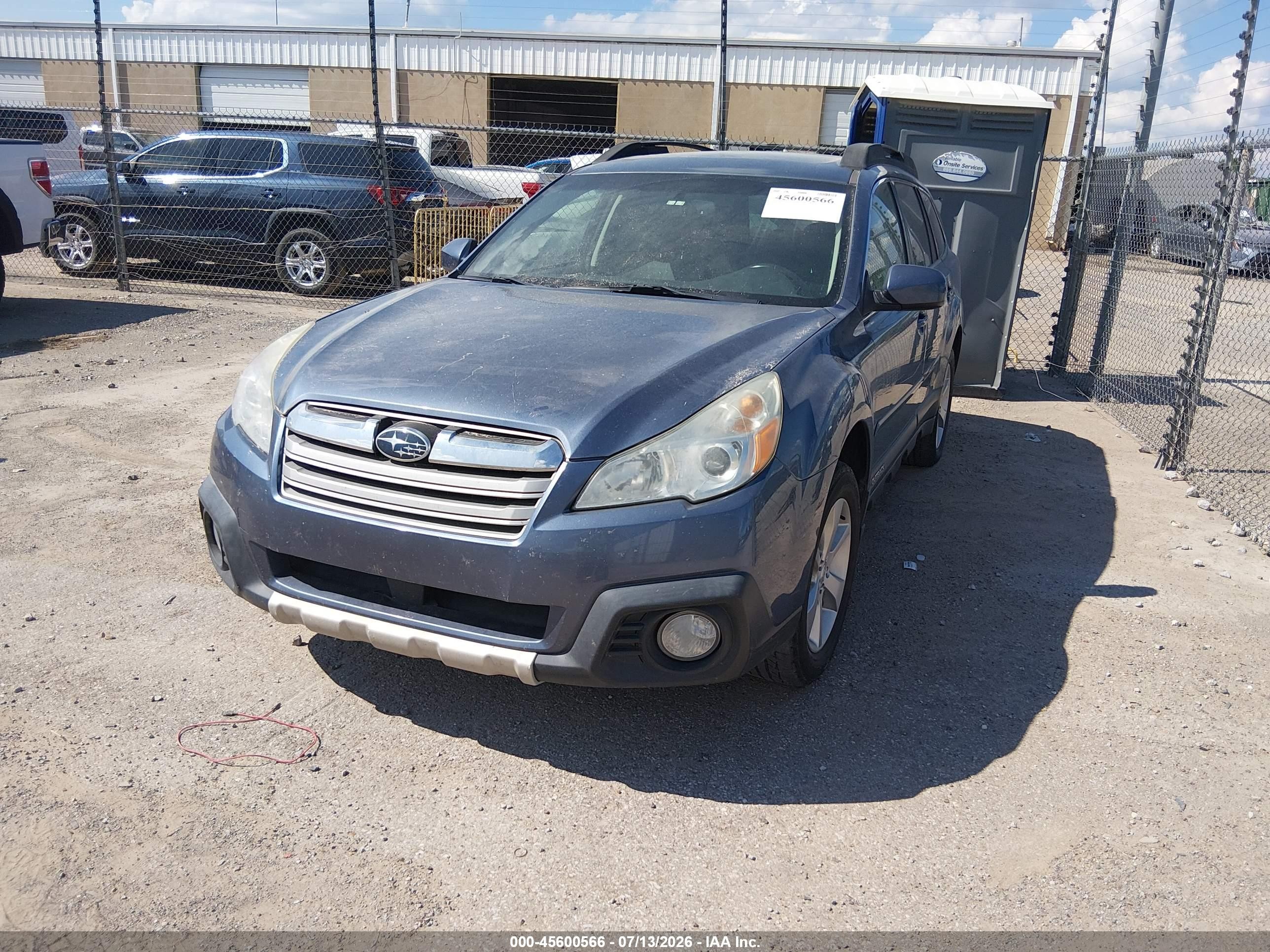 2013 Subaru Outback 2.5i Limited Blue vin: 4S4BRCKC7D3212319