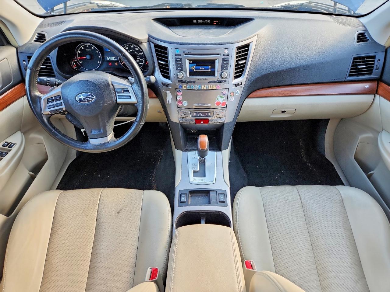 2013 Subaru Outback 2.5i Limited Blue vin: 4S4BRCKC7D3271726