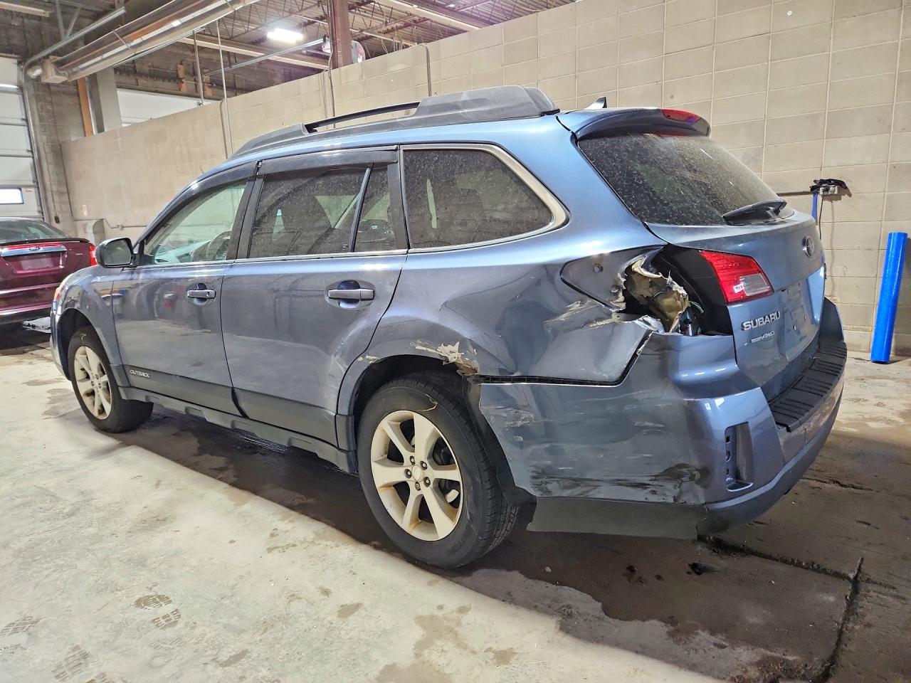 2013 Subaru Outback 2.5i Limited Blue vin: 4S4BRCKC7D3307446