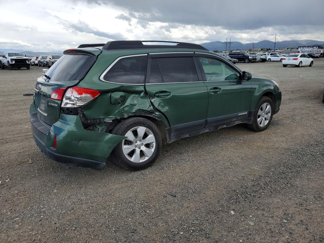 2010 Subaru Outback 2.5i Limited Green vin: 4S4BRCKC8A3339754
