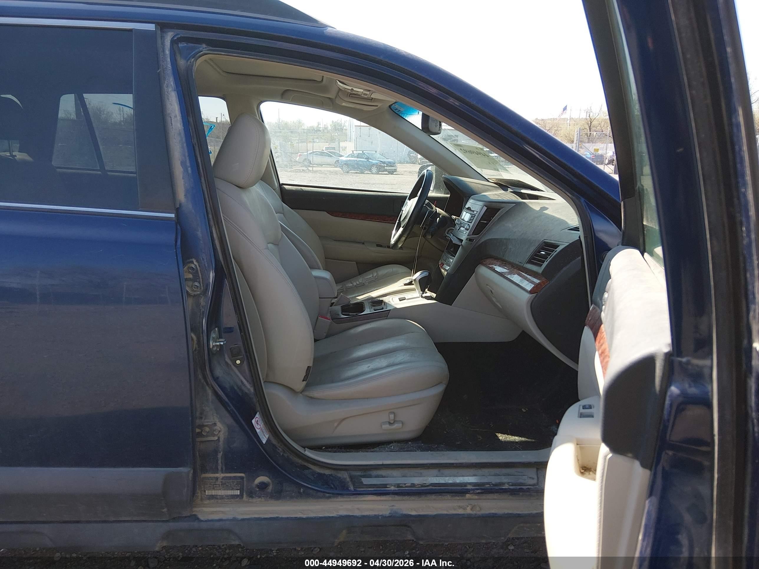 2010 Subaru Outback 2.5i Limited Blue vin: 4S4BRCKC8A3360488