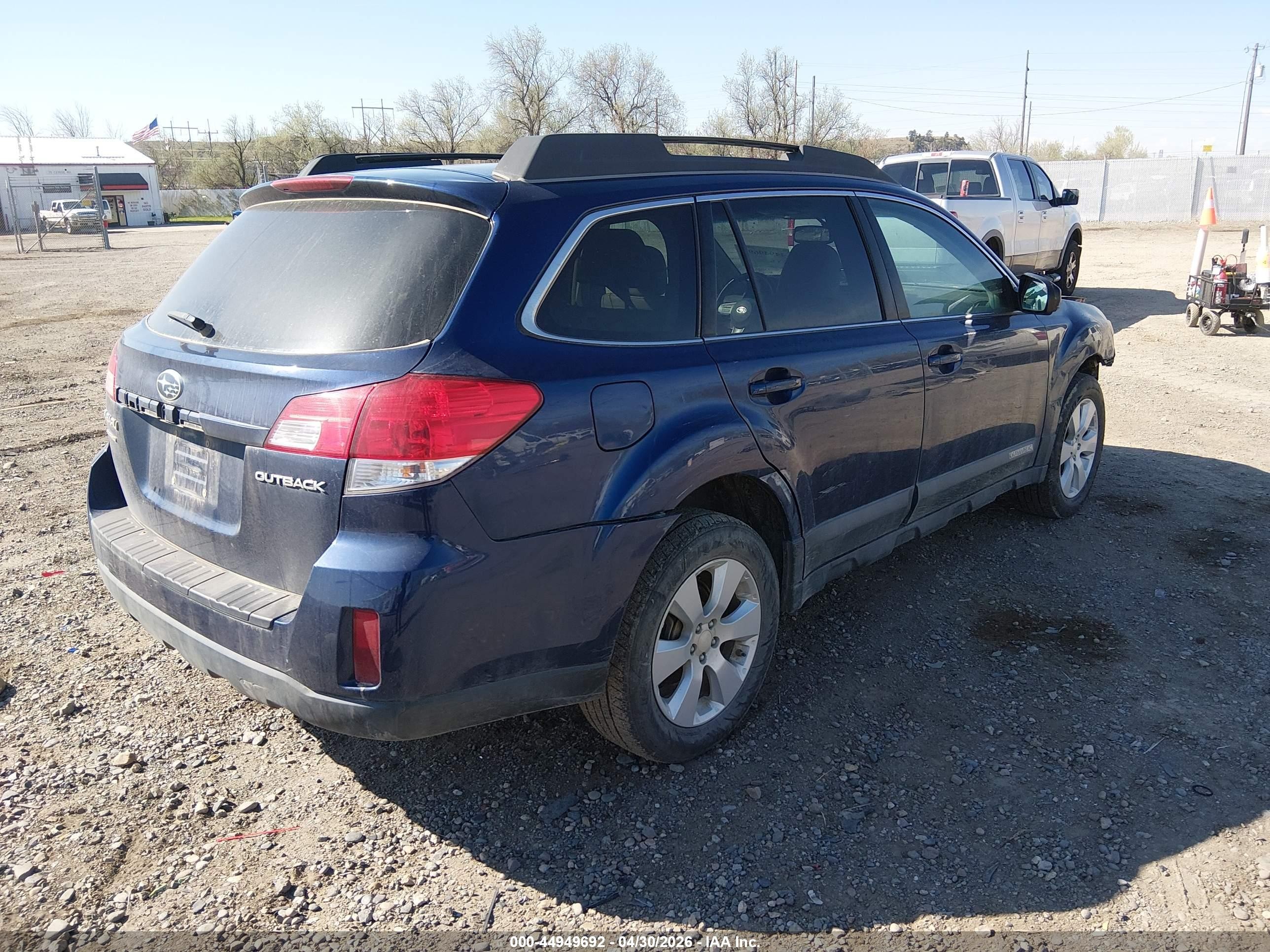 2010 Subaru Outback 2.5i Limited Blue vin: 4S4BRCKC8A3360488