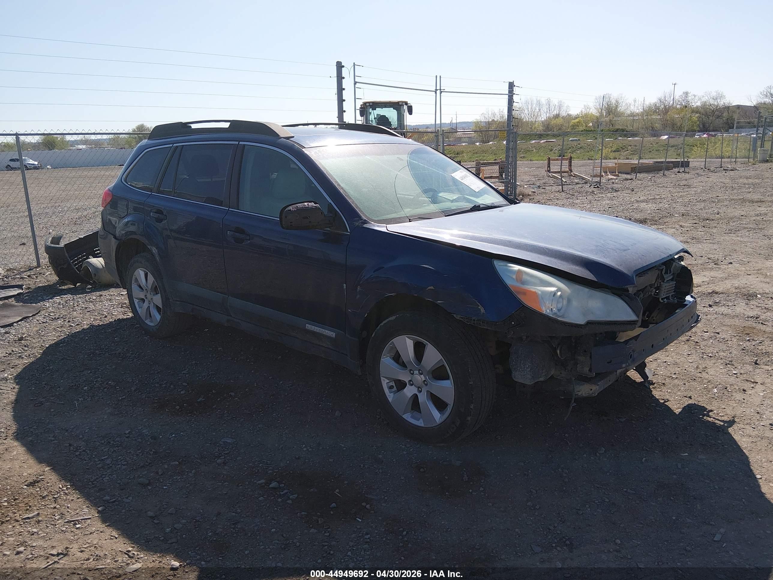 2010 Subaru Outback 2.5i Limited Blue vin: 4S4BRCKC8A3360488
