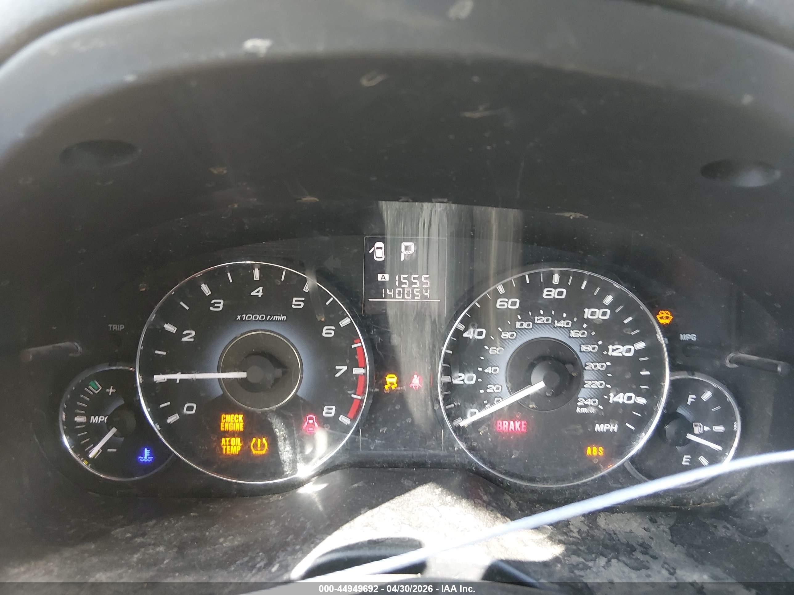 2010 Subaru Outback 2.5i Limited Blue vin: 4S4BRCKC8A3360488