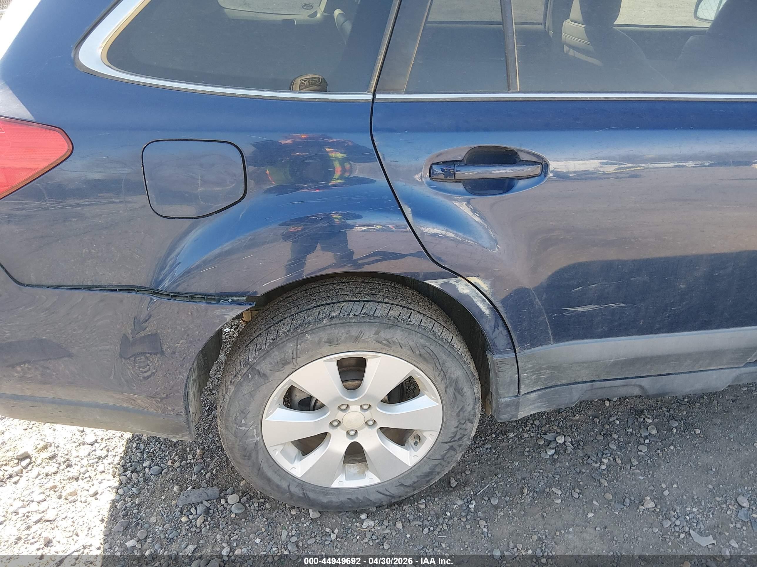 2010 Subaru Outback 2.5i Limited Blue vin: 4S4BRCKC8A3360488