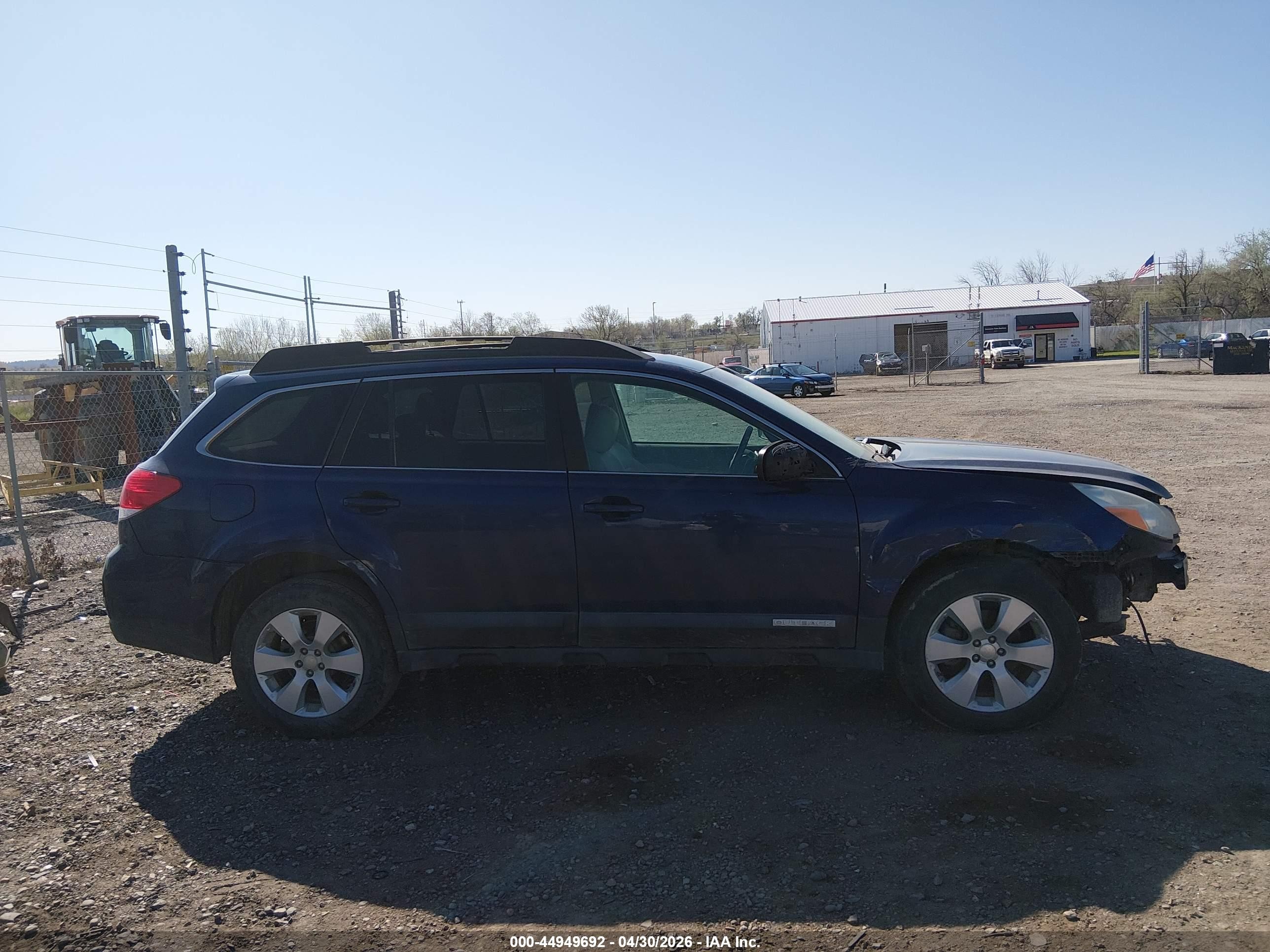 2010 Subaru Outback 2.5i Limited Blue vin: 4S4BRCKC8A3360488
