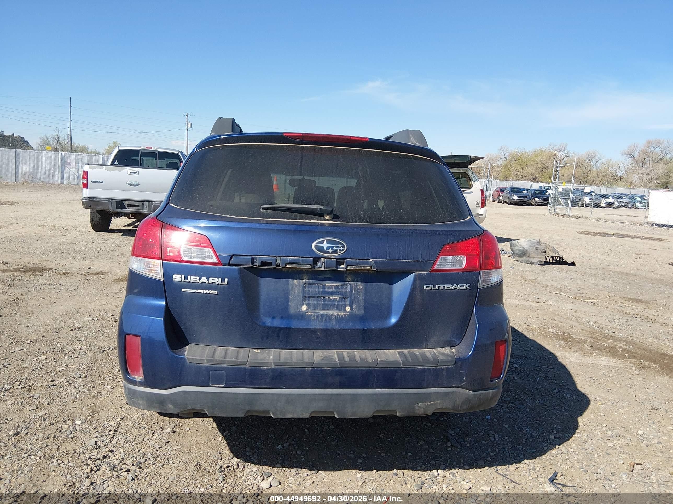 2010 Subaru Outback 2.5i Limited Blue vin: 4S4BRCKC8A3360488