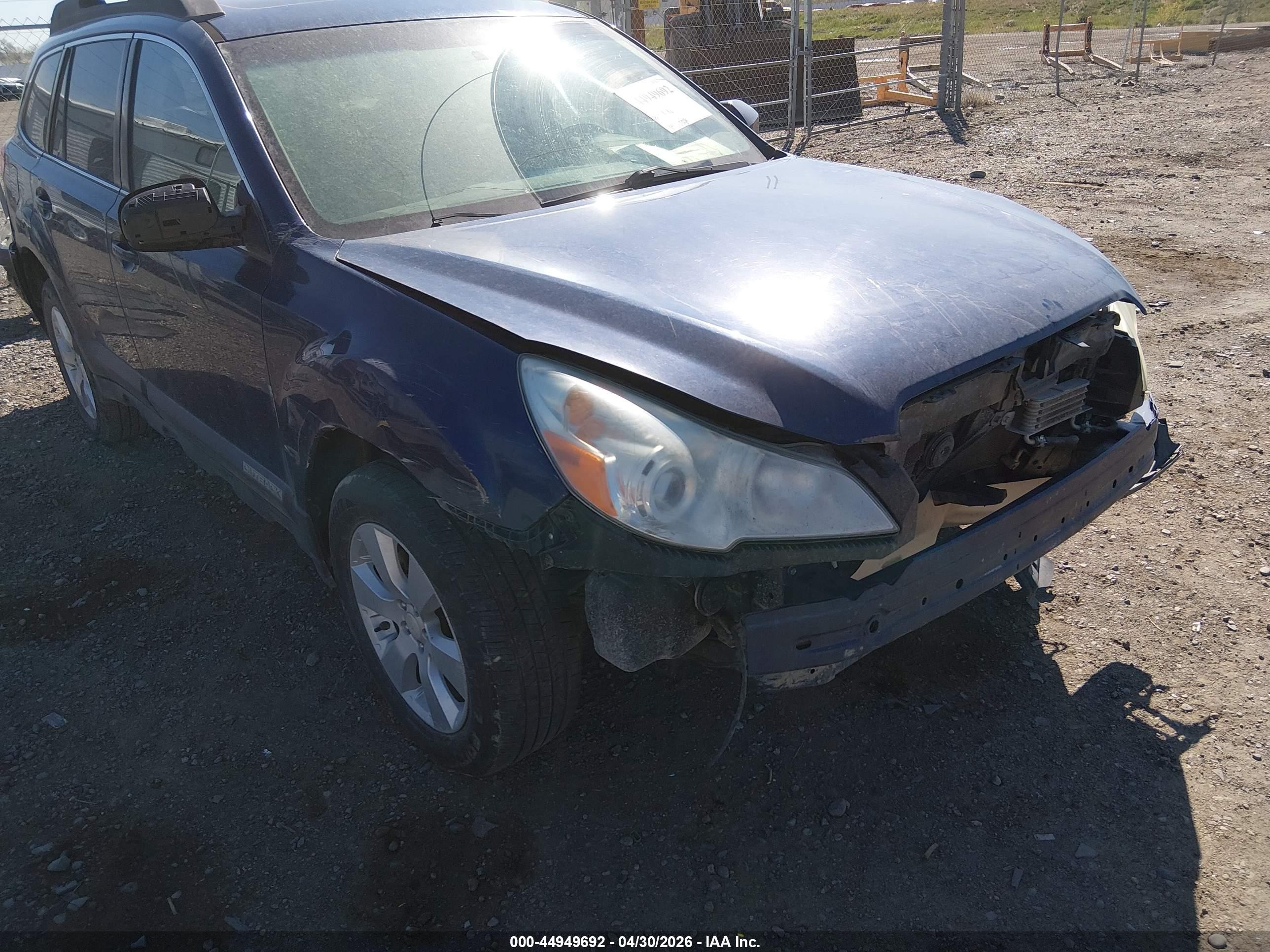 2010 Subaru Outback 2.5i Limited Blue vin: 4S4BRCKC8A3360488