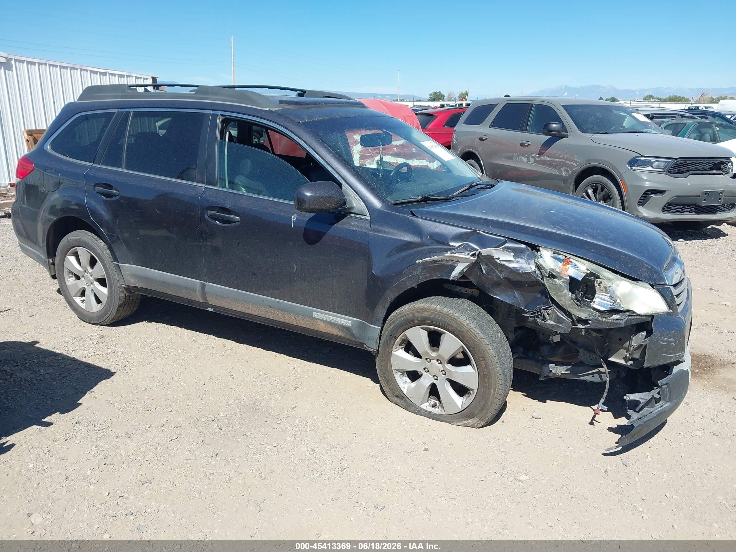 2011 Subaru Outback 2.5i Limited Blue vin: 4S4BRCKC8B3350478