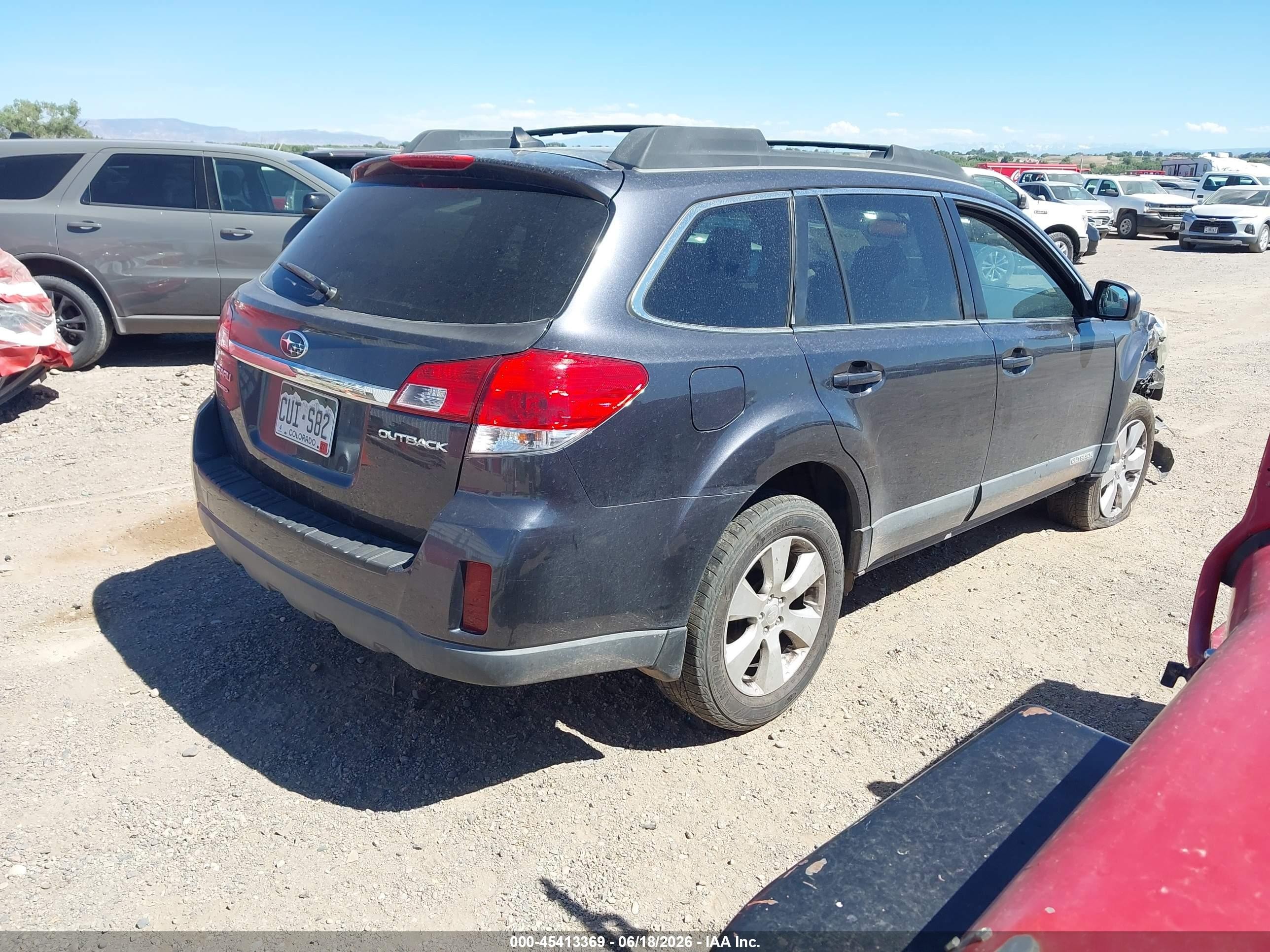 2011 Subaru Outback 2.5i Limited Blue vin: 4S4BRCKC8B3350478