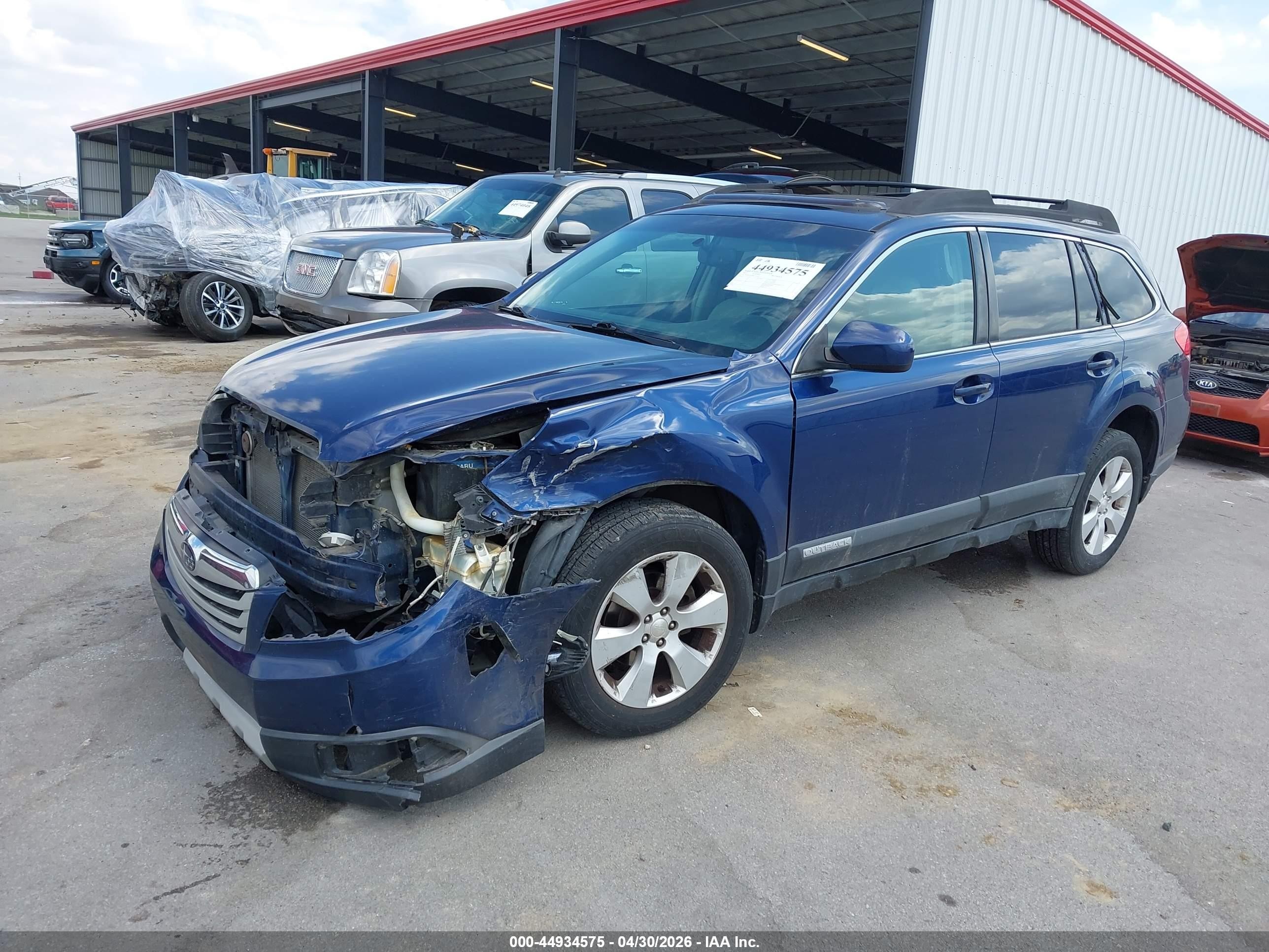 2011 Subaru Outback 2.5i Limited Blue vin: 4S4BRCKC8B3362193