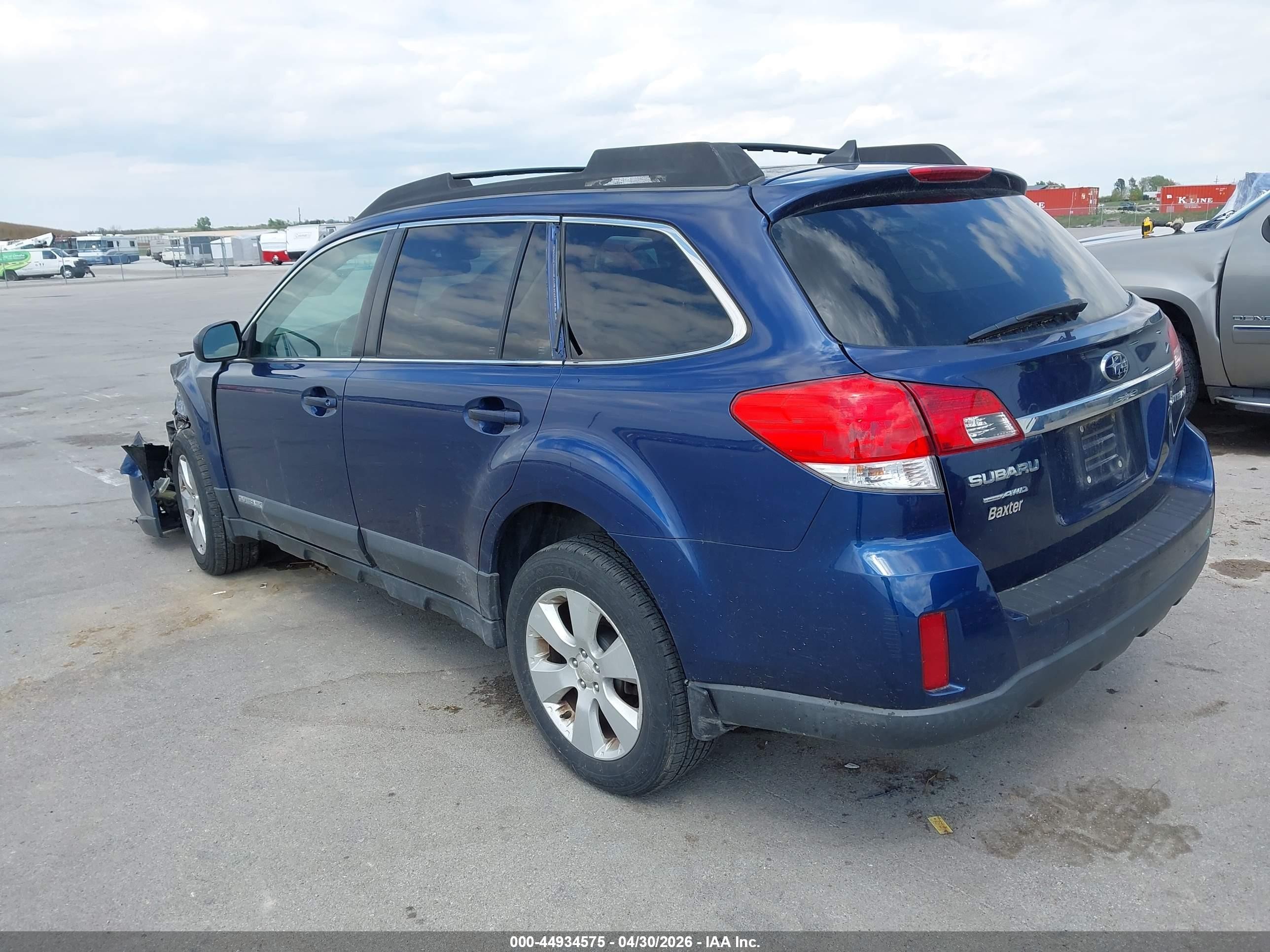 2011 Subaru Outback 2.5i Limited Blue vin: 4S4BRCKC8B3362193