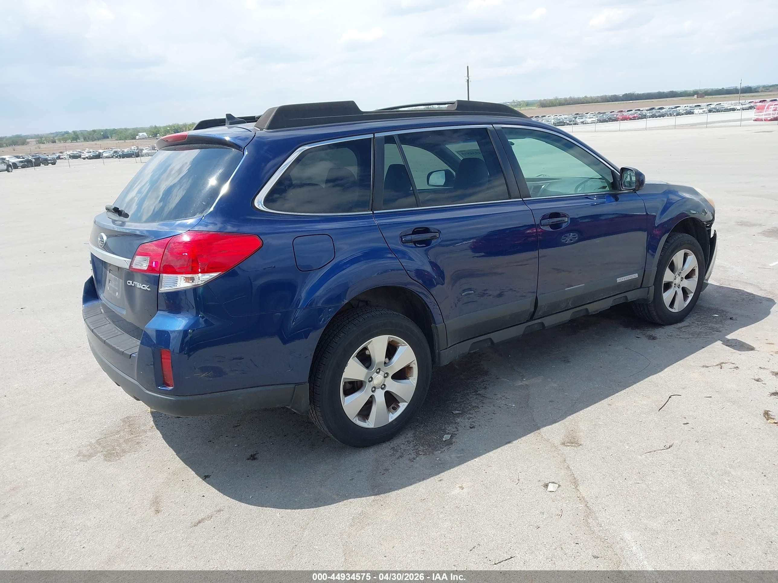 2011 Subaru Outback 2.5i Limited Blue vin: 4S4BRCKC8B3362193