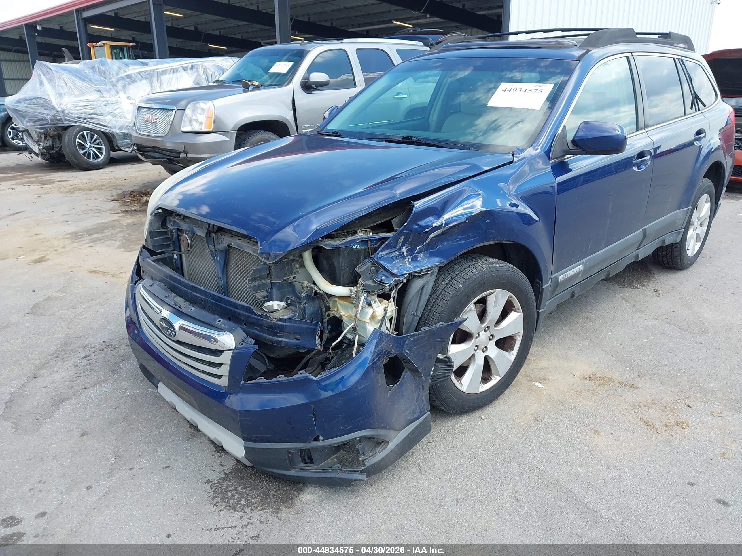 2011 Subaru Outback 2.5i Limited Blue vin: 4S4BRCKC8B3362193