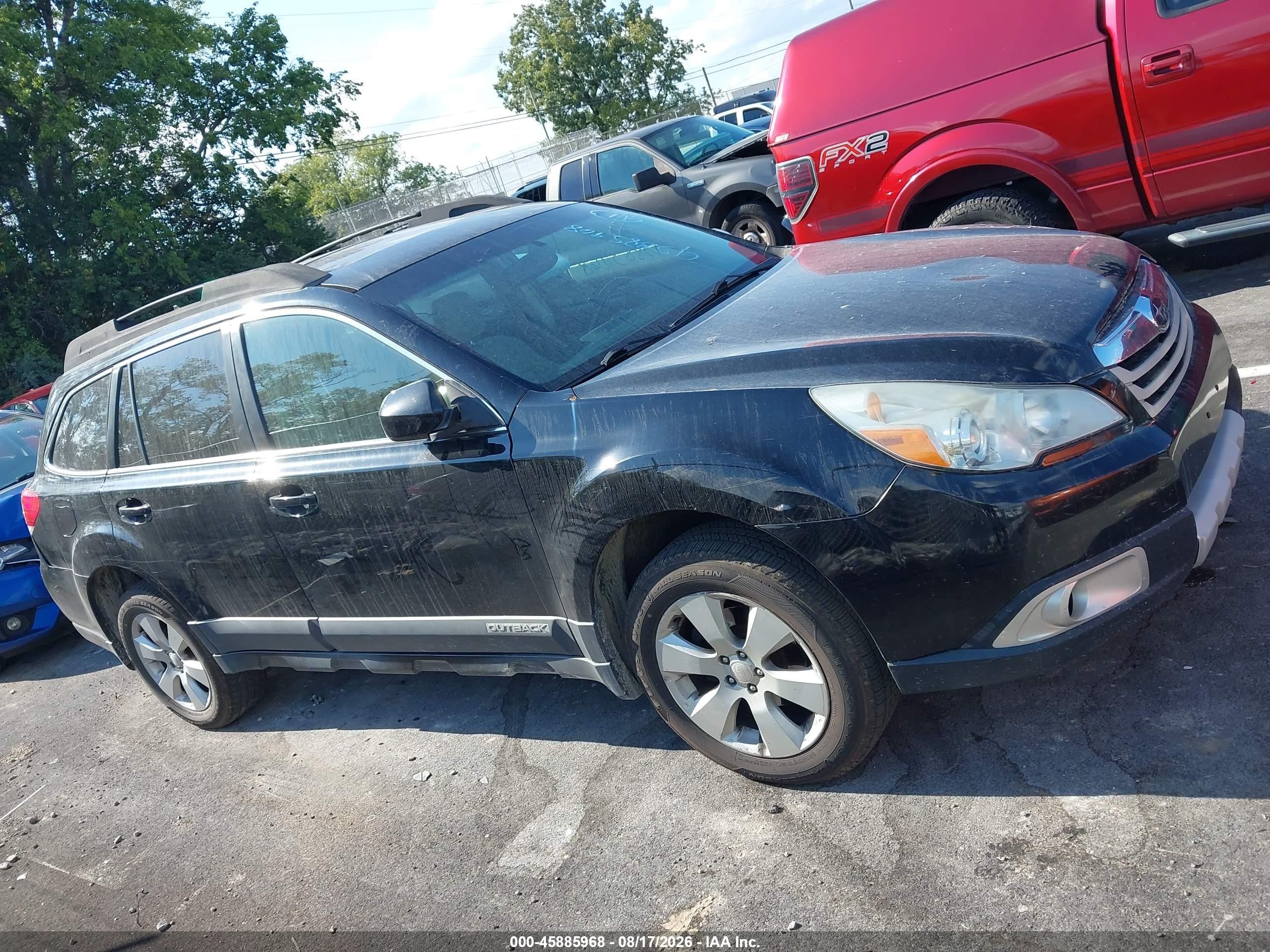 2011 Subaru Outback 2.5i Limited Черный vin: 4S4BRCKC8B3362517