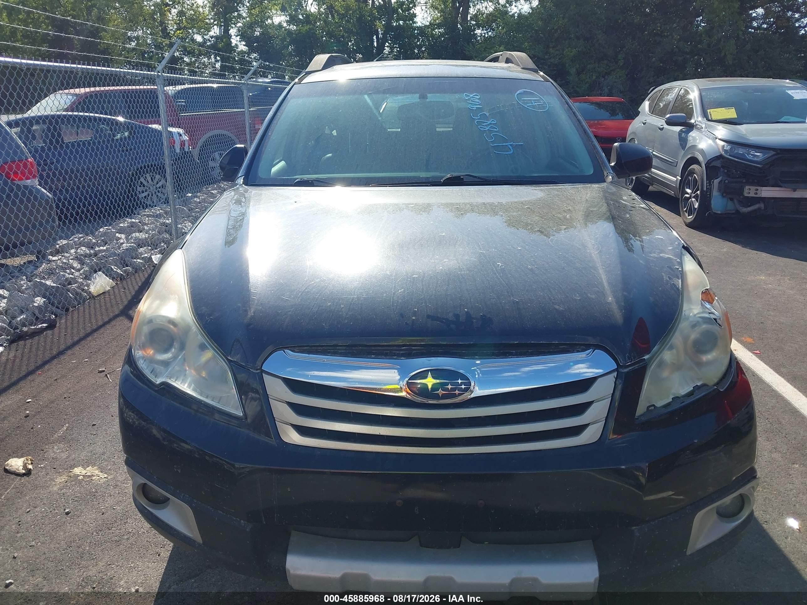 2011 Subaru Outback 2.5i Limited Черный vin: 4S4BRCKC8B3362517