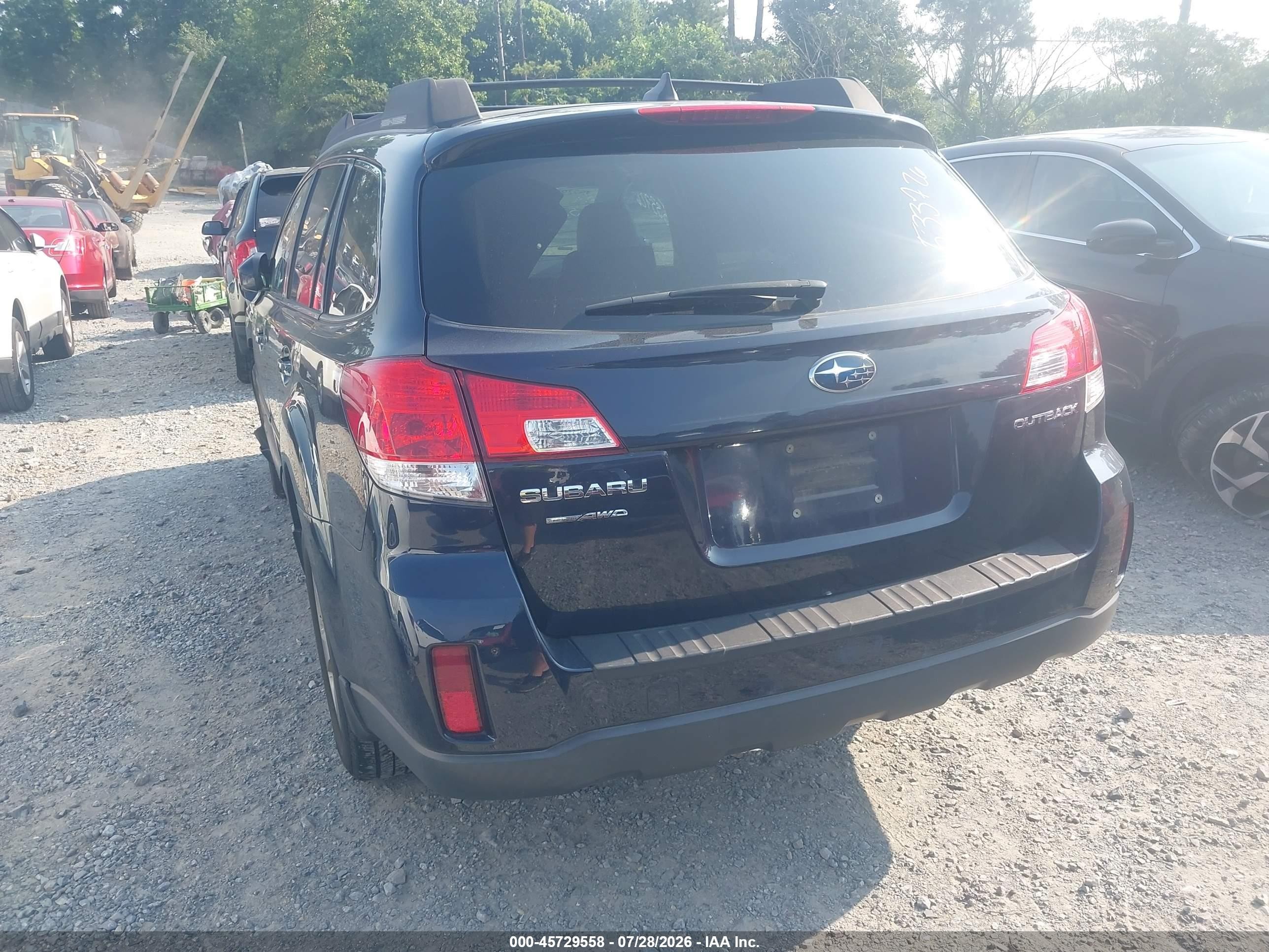 2012 Subaru Outback 2.5i Limited Dark Blue vin: 4S4BRCKC8C3260877
