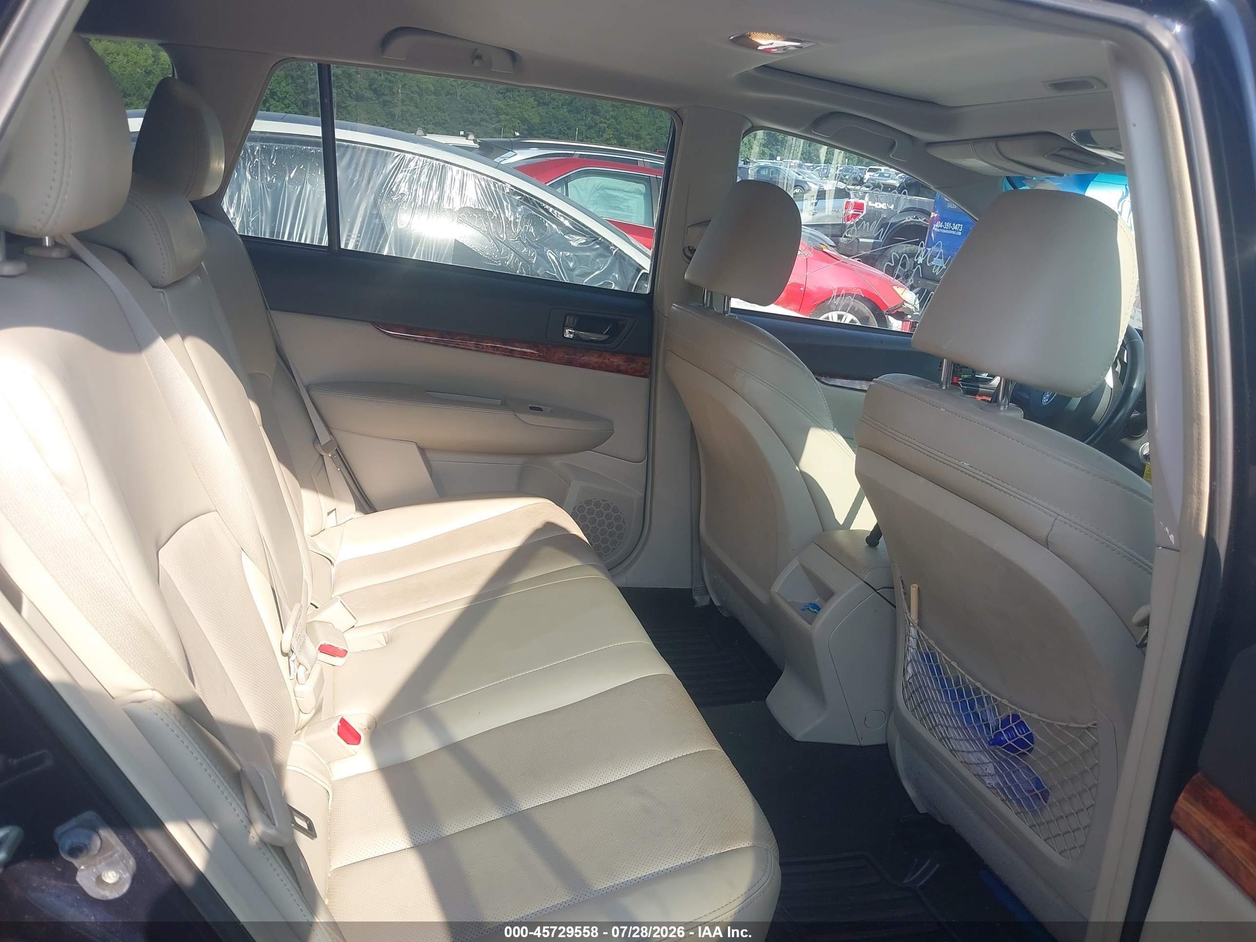 2012 Subaru Outback 2.5i Limited Dark Blue vin: 4S4BRCKC8C3260877