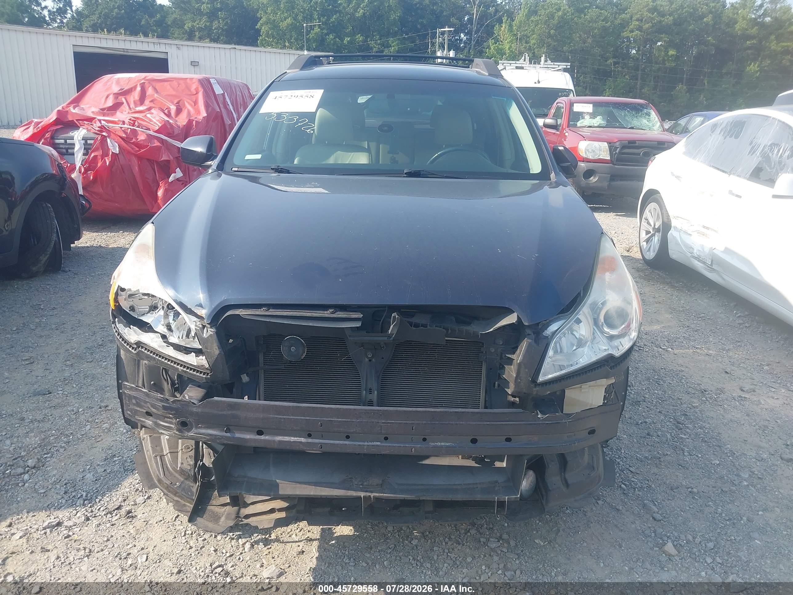 2012 Subaru Outback 2.5i Limited Dark Blue vin: 4S4BRCKC8C3260877