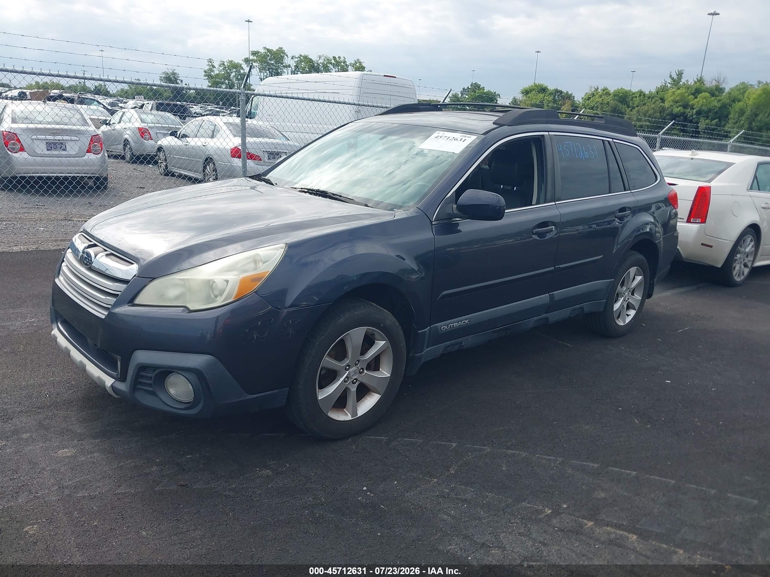 2013 Subaru Outback 2.5i Limited Gray vin: 4S4BRCKC8D3223796