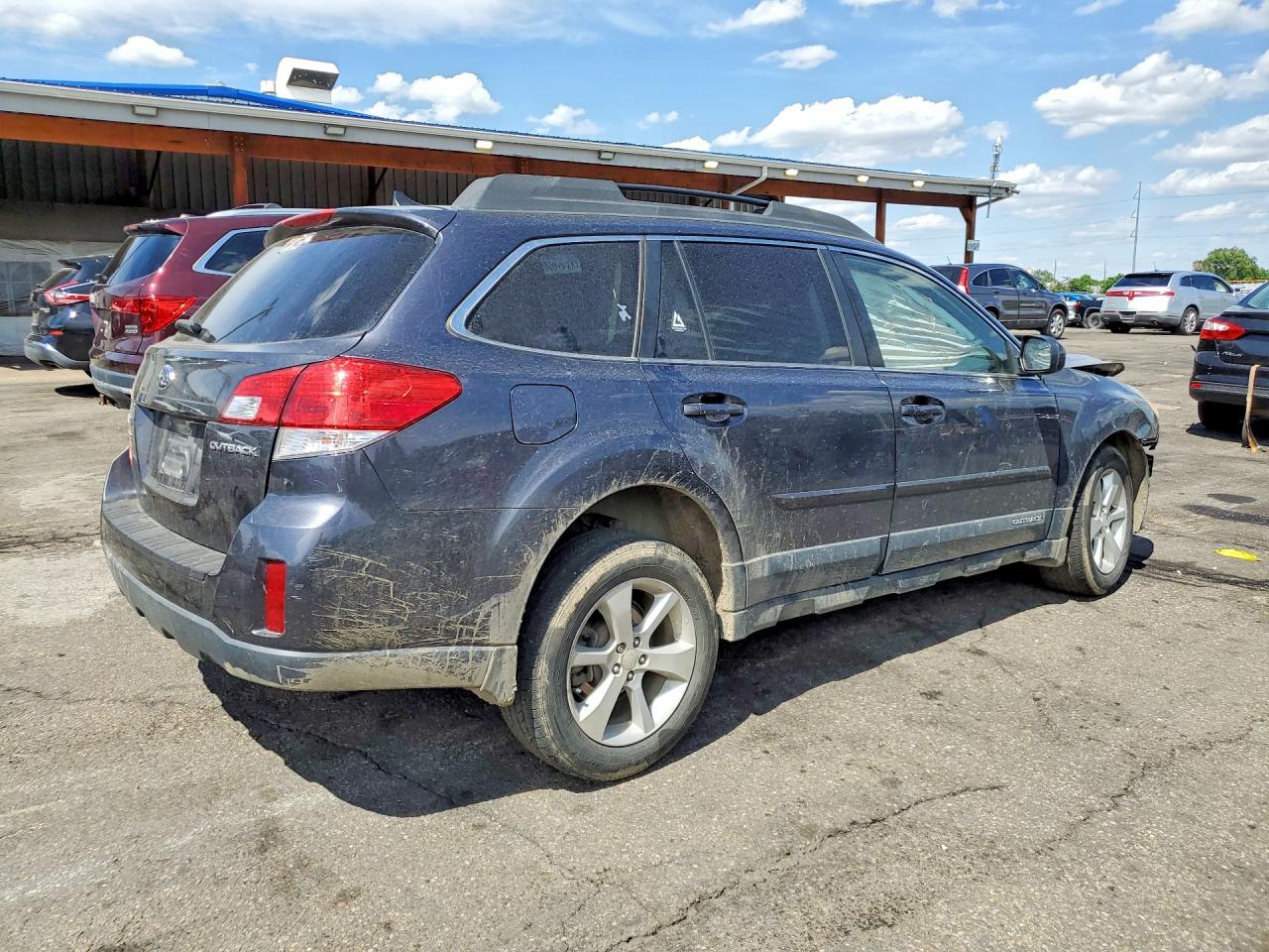 2013 Subaru Outback 2.5i Limited Gray vin: 4S4BRCKC8D3269709