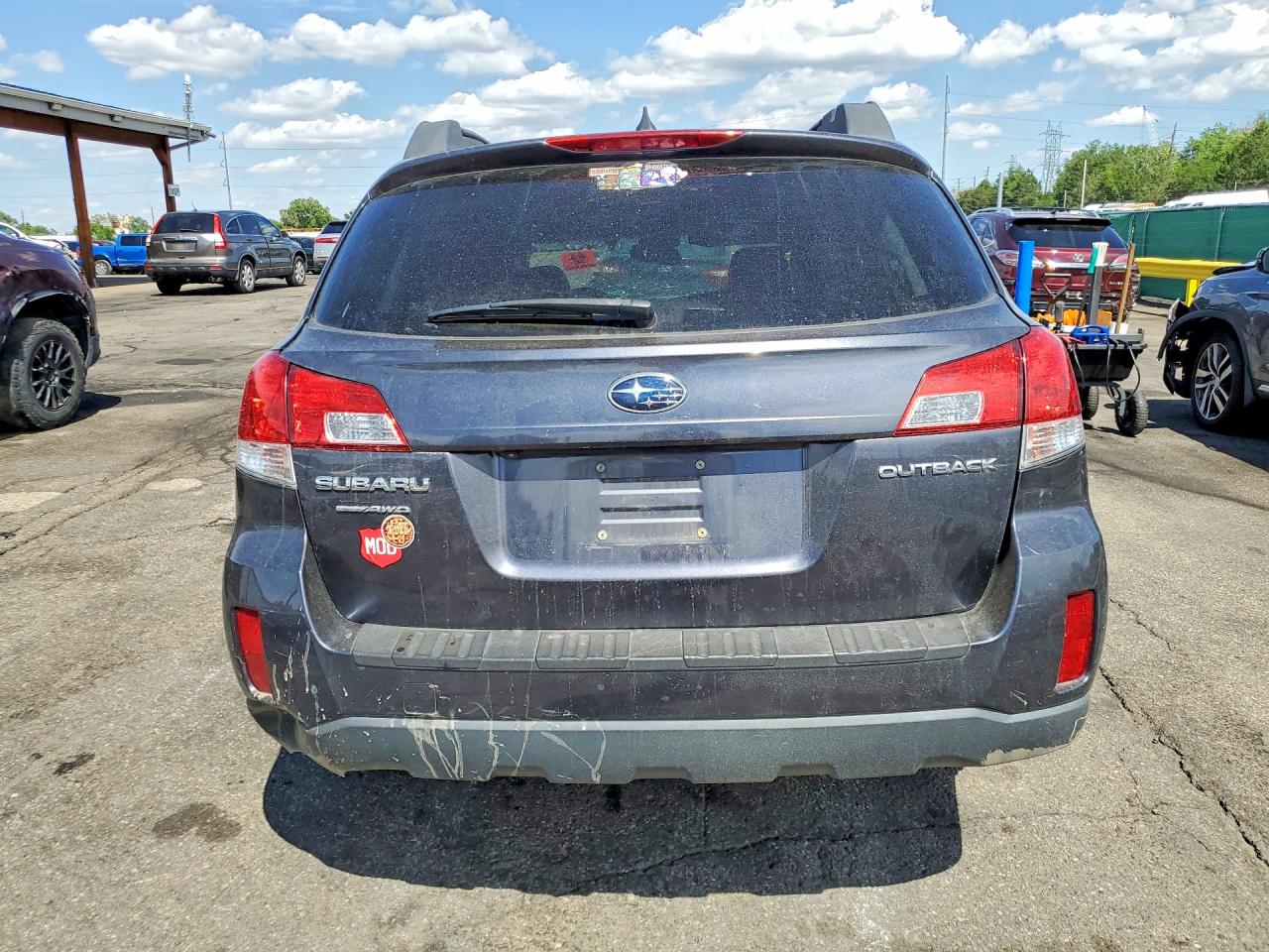 2013 Subaru Outback 2.5i Limited Gray vin: 4S4BRCKC8D3269709