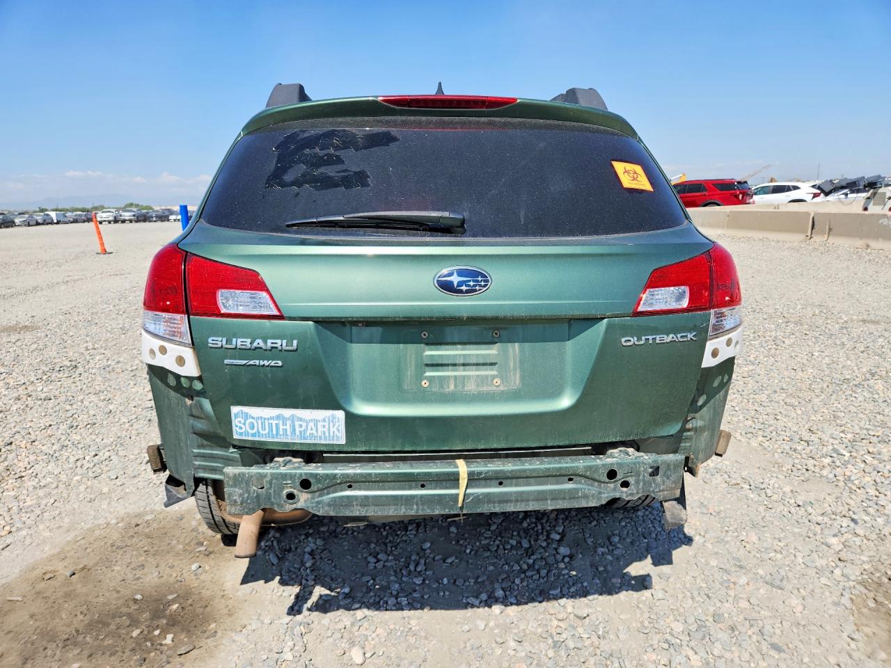 2013 Subaru Outback 2.5i Limited Green vin: 4S4BRCKC8D3290396