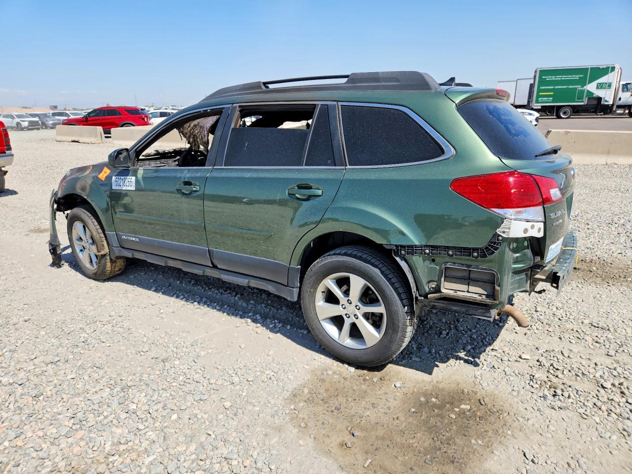 2013 Subaru Outback 2.5i Limited Green vin: 4S4BRCKC8D3290396