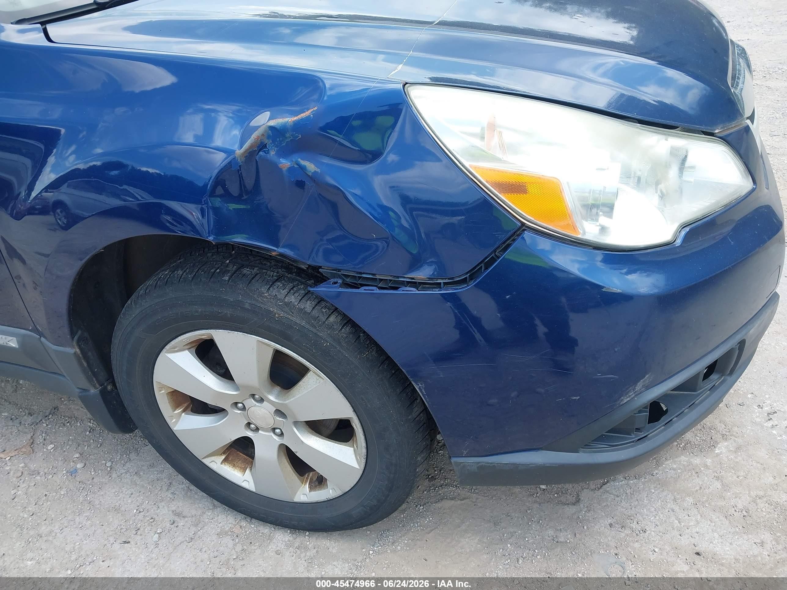 2011 Subaru Outback 2.5i Limited Синий vin: 4S4BRCKC9B3323533
