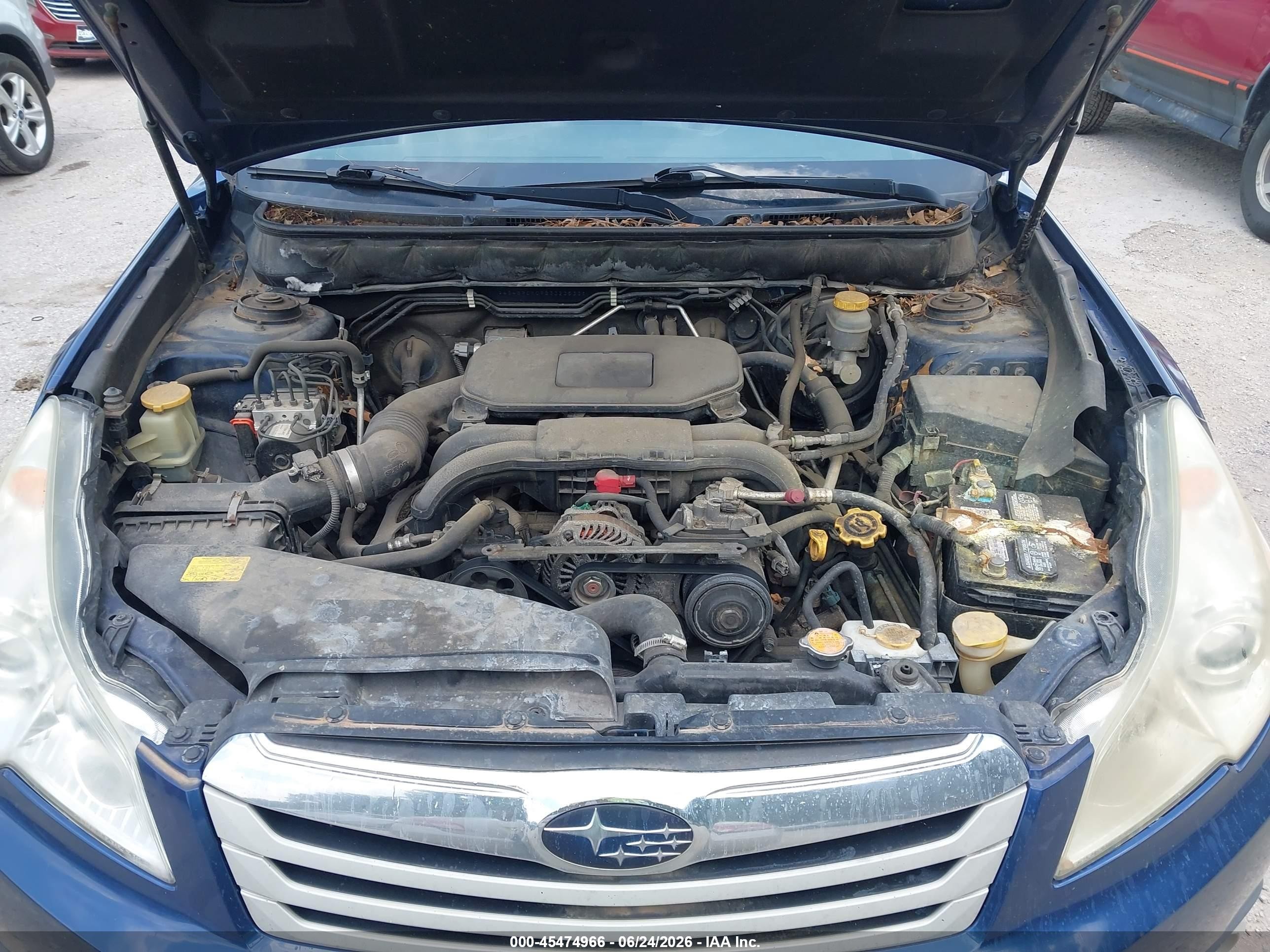 2011 Subaru Outback 2.5i Limited Синий vin: 4S4BRCKC9B3323533