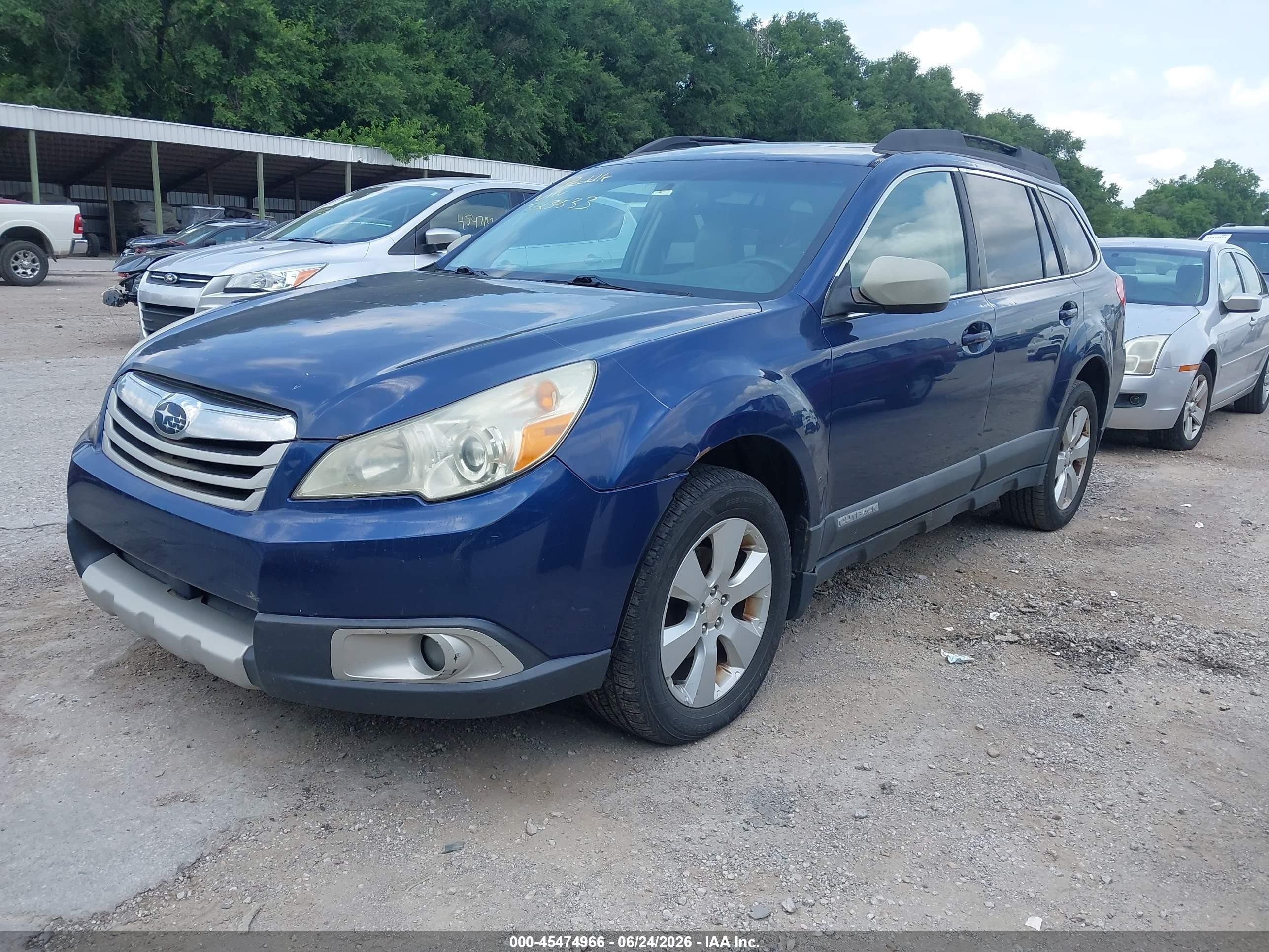 2011 Subaru Outback 2.5i Limited Синий vin: 4S4BRCKC9B3323533