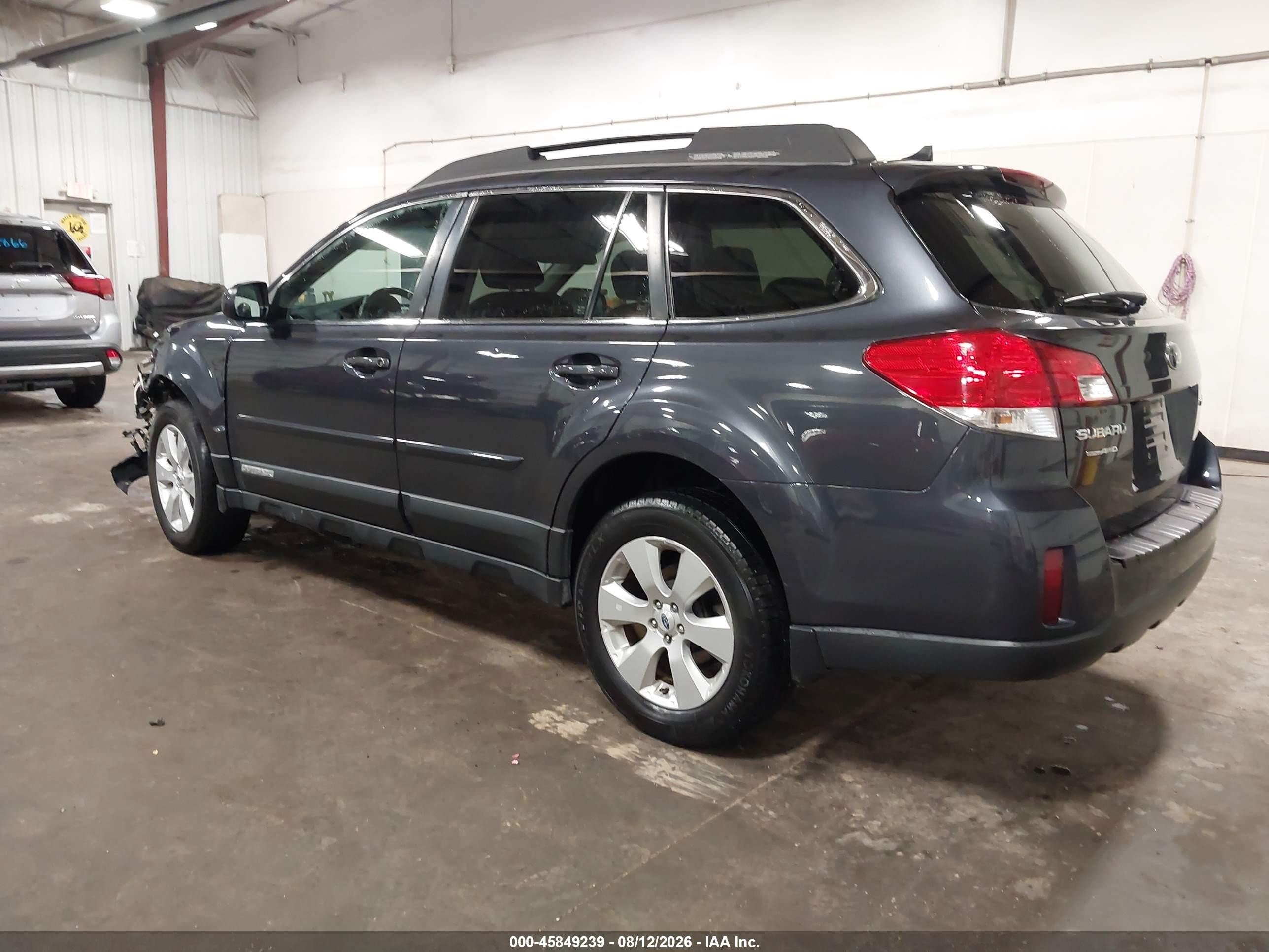 2012 Subaru Outback 2.5i Limited Gray vin: 4S4BRCKC9C3243621