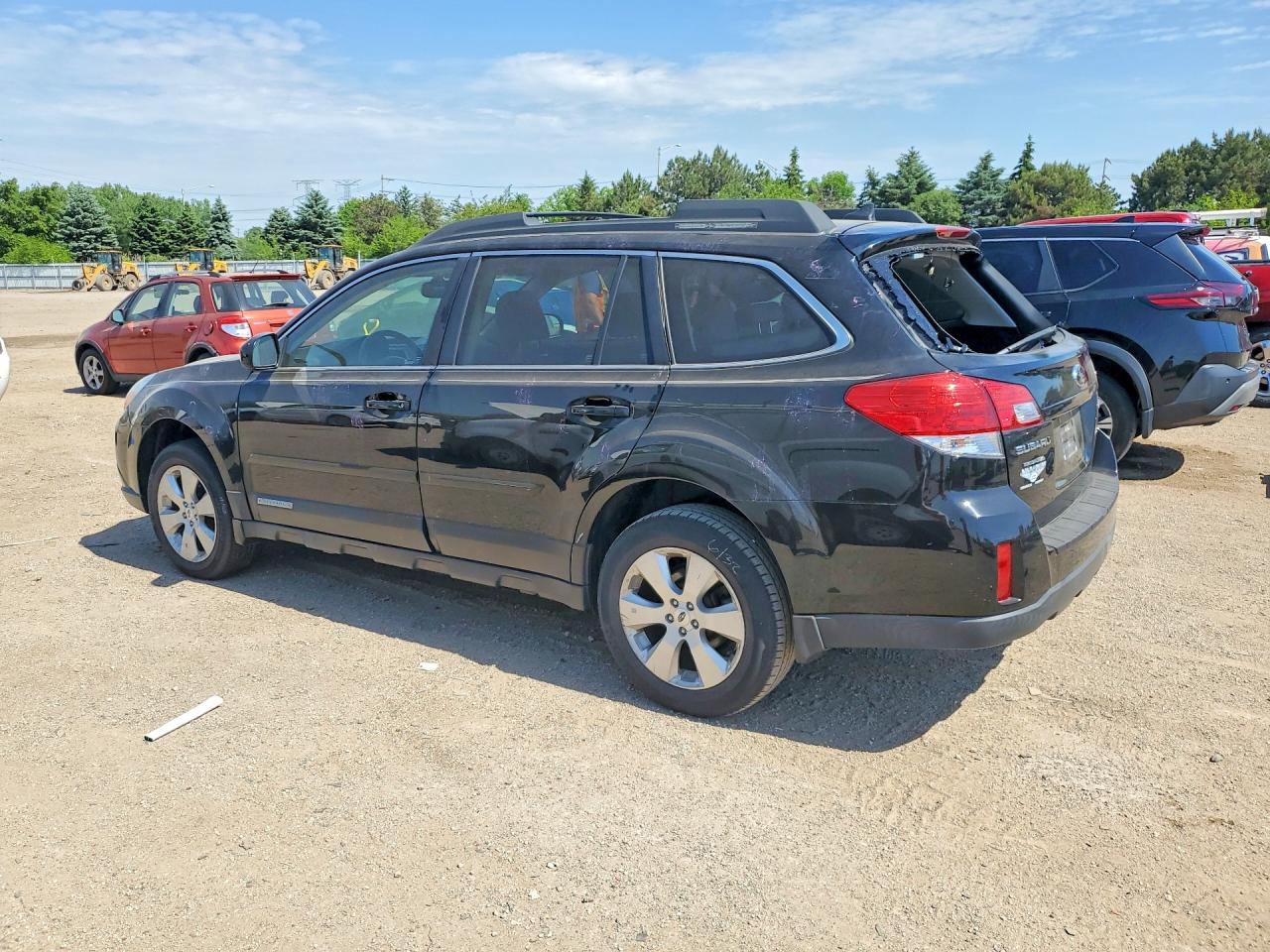 2012 Subaru Outback 2.5i Limited Black vin: 4S4BRCKC9C3276845
