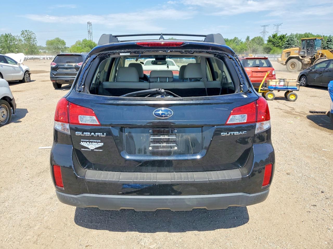 2012 Subaru Outback 2.5i Limited Black vin: 4S4BRCKC9C3276845