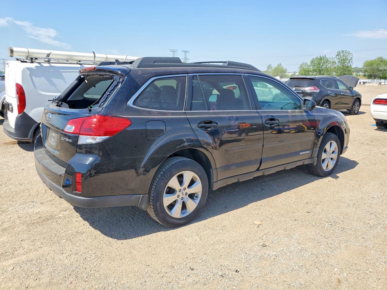 2012 Subaru Outback 2.5i Limited Black vin: 4S4BRCKC9C3276845