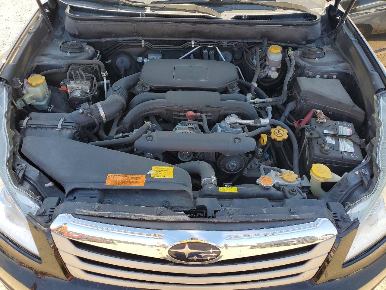 2012 Subaru Outback 2.5i Limited Black vin: 4S4BRCKC9C3276845